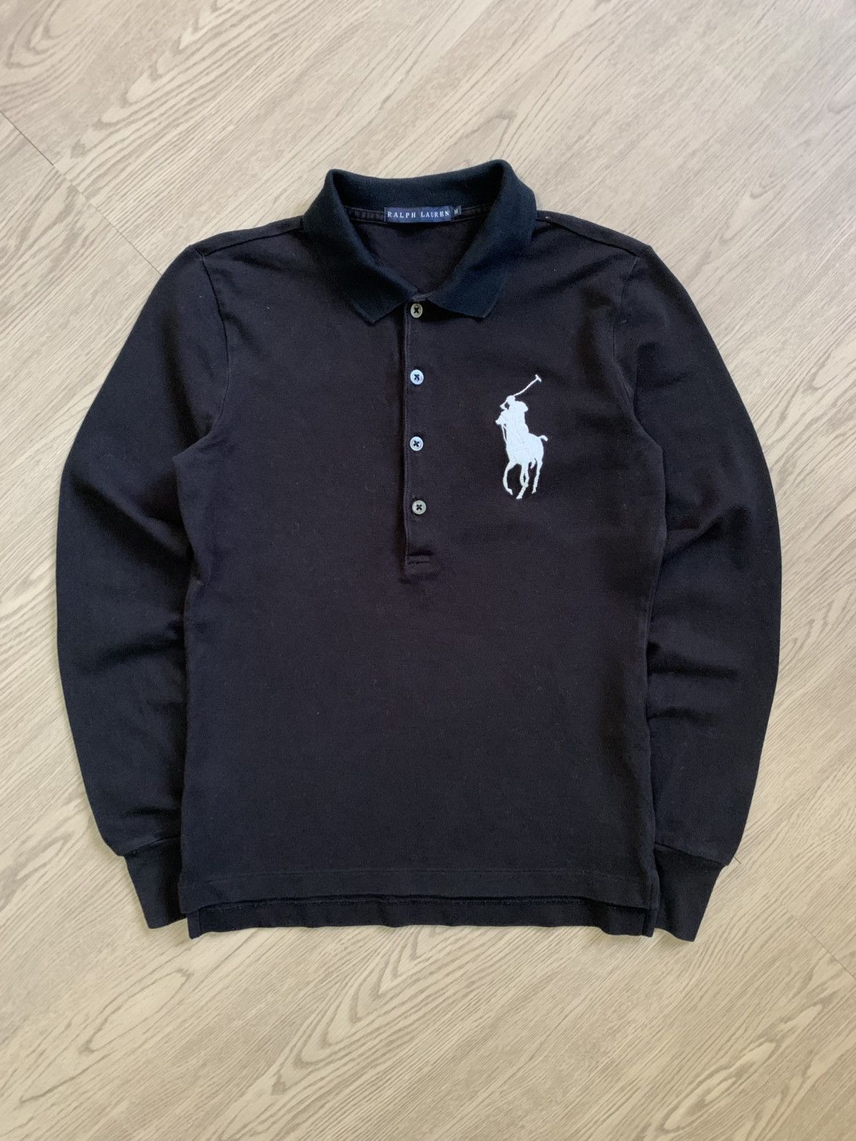 Ralph Lauren Vintage Polo Ralph Lauren Long Sleeve Polo Shirt Size US M / EU 48-50 / 2 - 1 Thumbnail