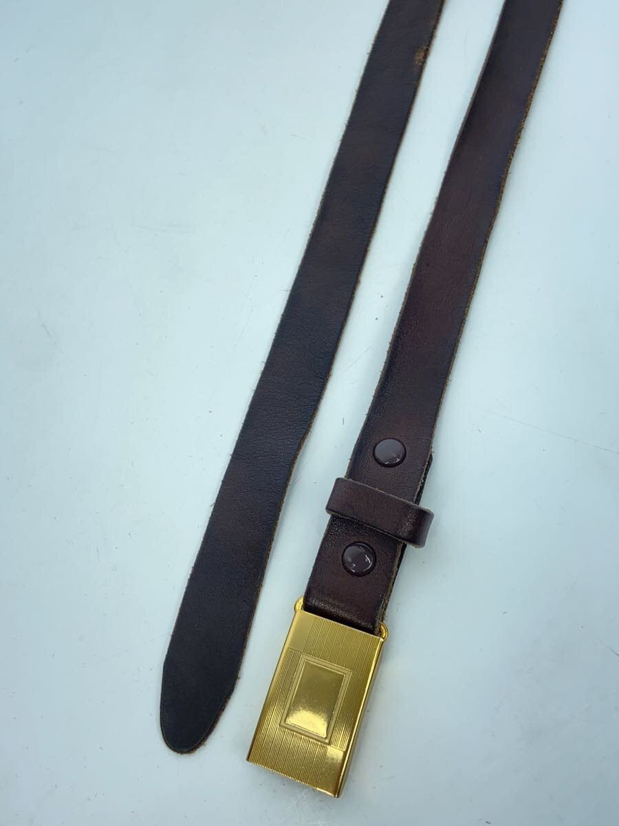 Taiga Takahashi Brown Leather Hickok Belt Size ONE SIZE - 4 Thumbnail