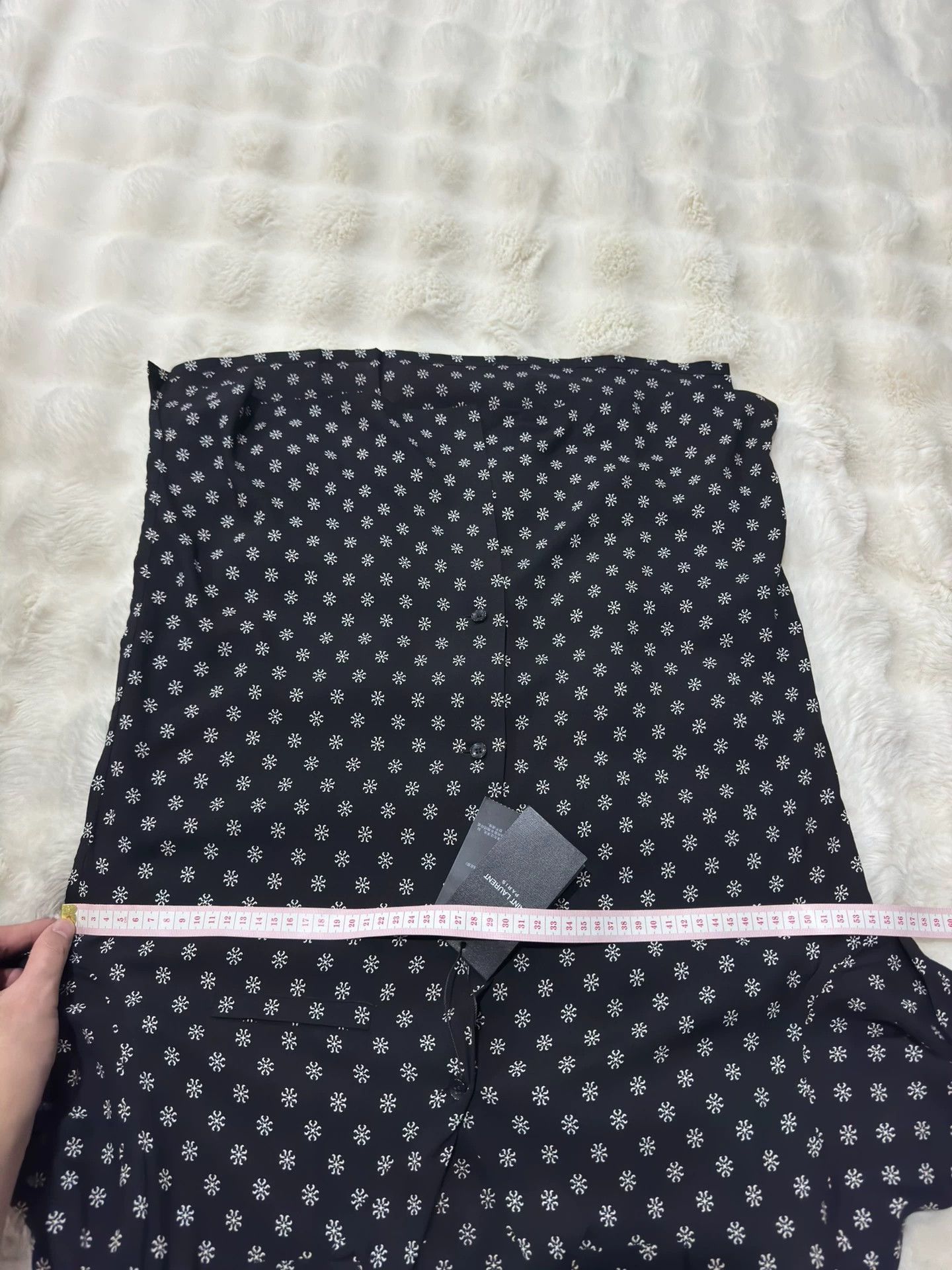 Saint Laurent Paris Saint Laurent SLP brand new snowflake shark collar shirt, Size US S / EU 44-46 / 1 - 3 Thumbnail
