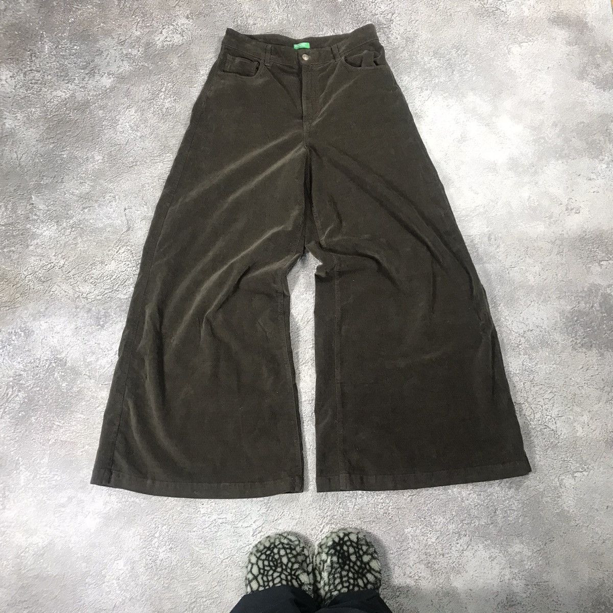 Vintage Vintage 90s Benetton Baggy Parachute Pants Streetwear 28 Size 28" / US 6 / IT 42 - 2 Thumbnail