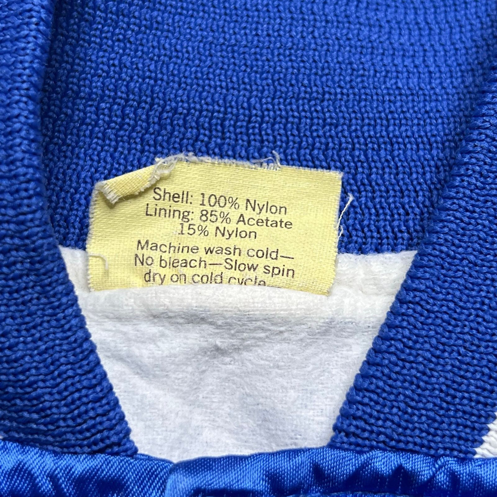 Vintage Vintage Nevada State Satin Jacket USA Blue Snap Bomber M Size US M / EU 48-50 / 2 - 3 Thumbnail