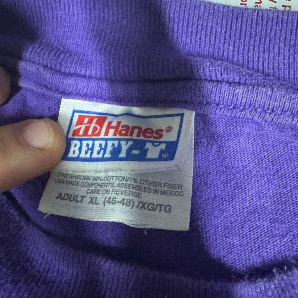 Hanes 90s American Made Size XL AXA Fraternity Greek Tee Size US XL / EU 56 / 4 - 2 Thumbnail