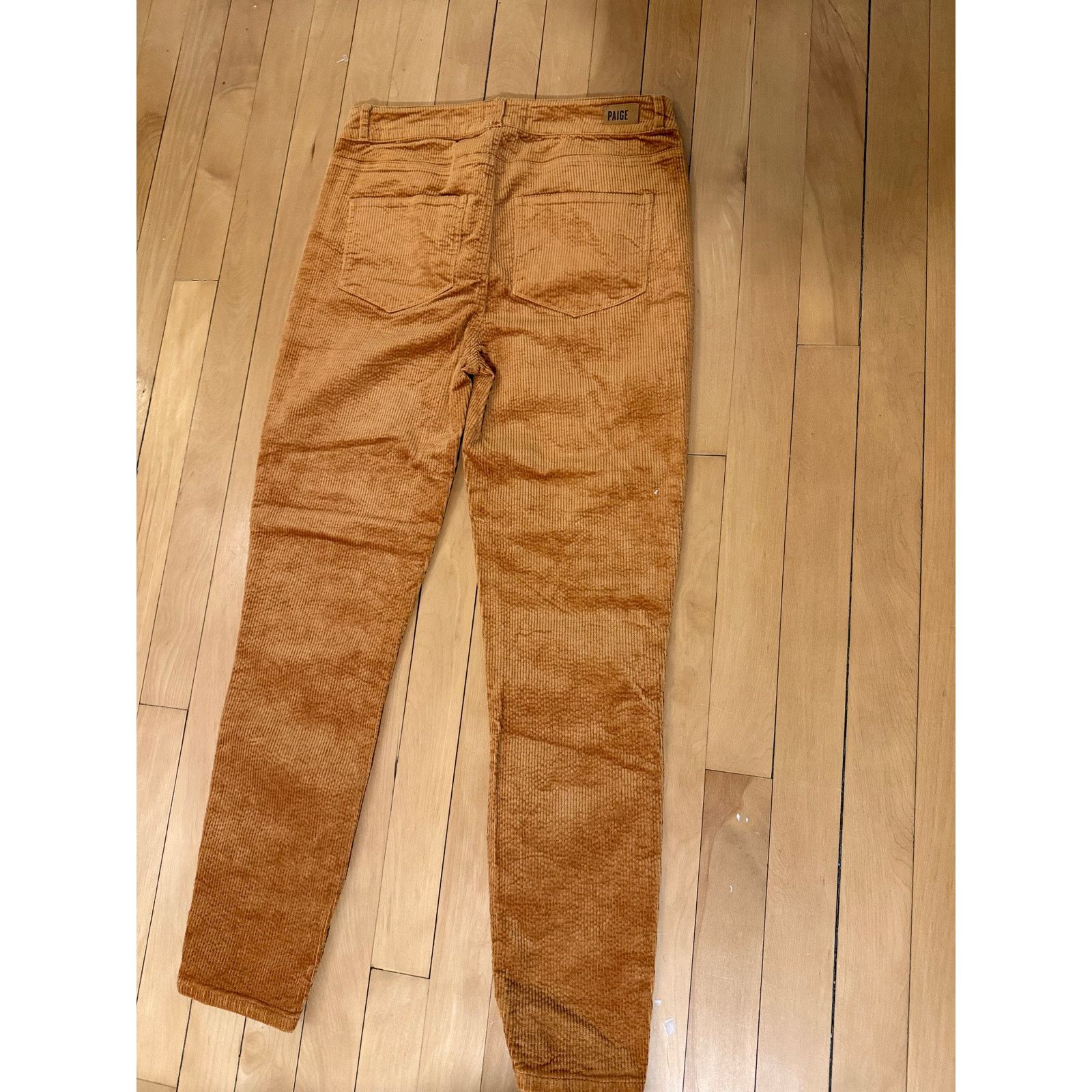 Paige Paige Burnt Orange Corduroy Jeans Huxton Ankle size 28 Size 28" / US 6 / IT 42 - 5 Thumbnail