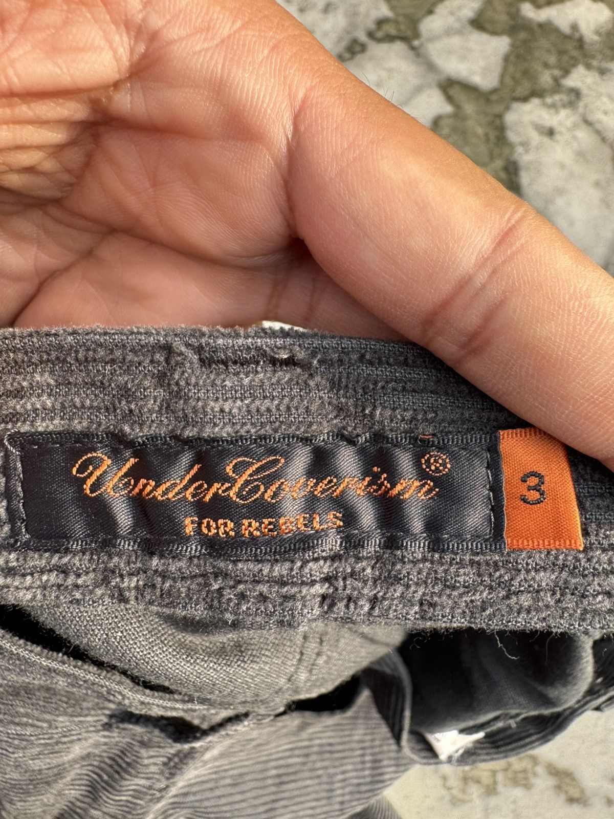 Jun Takahashi AW05 “Arts & Crafts” Horizontal Corduroy Pants Size US 31 - 10 Thumbnail