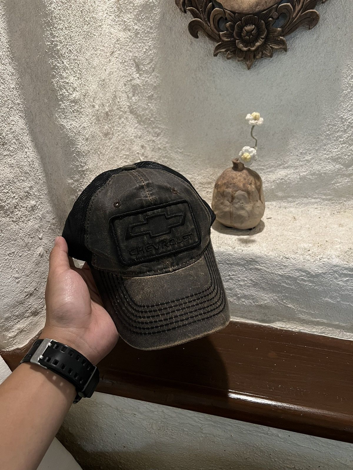 Vintage Swag! Vintage Chevrolet Tracker Hat Size ONE SIZE - 1 Thumbnail