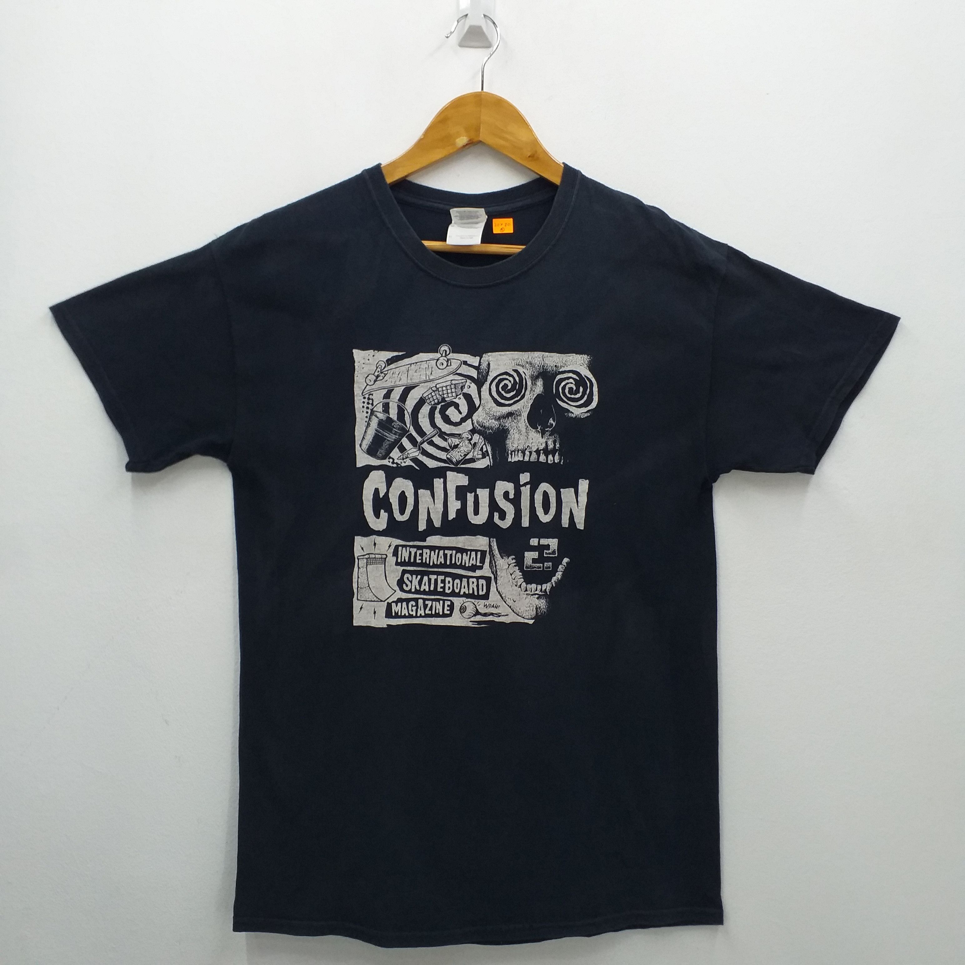 Vintage Vintage Confusion International Skateboard Tshirt E111 Size US M / EU 48-50 / 2 - 1 Thumbnail