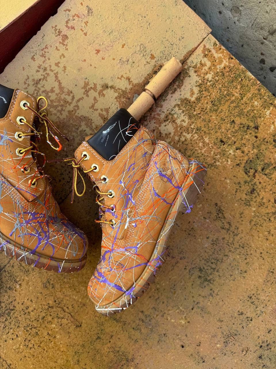 Japanese Brand × Timberland × Vintage Hype Gallery Dept style custom Timberland boots Size US 7 / EU 40 - 2 Thumbnail