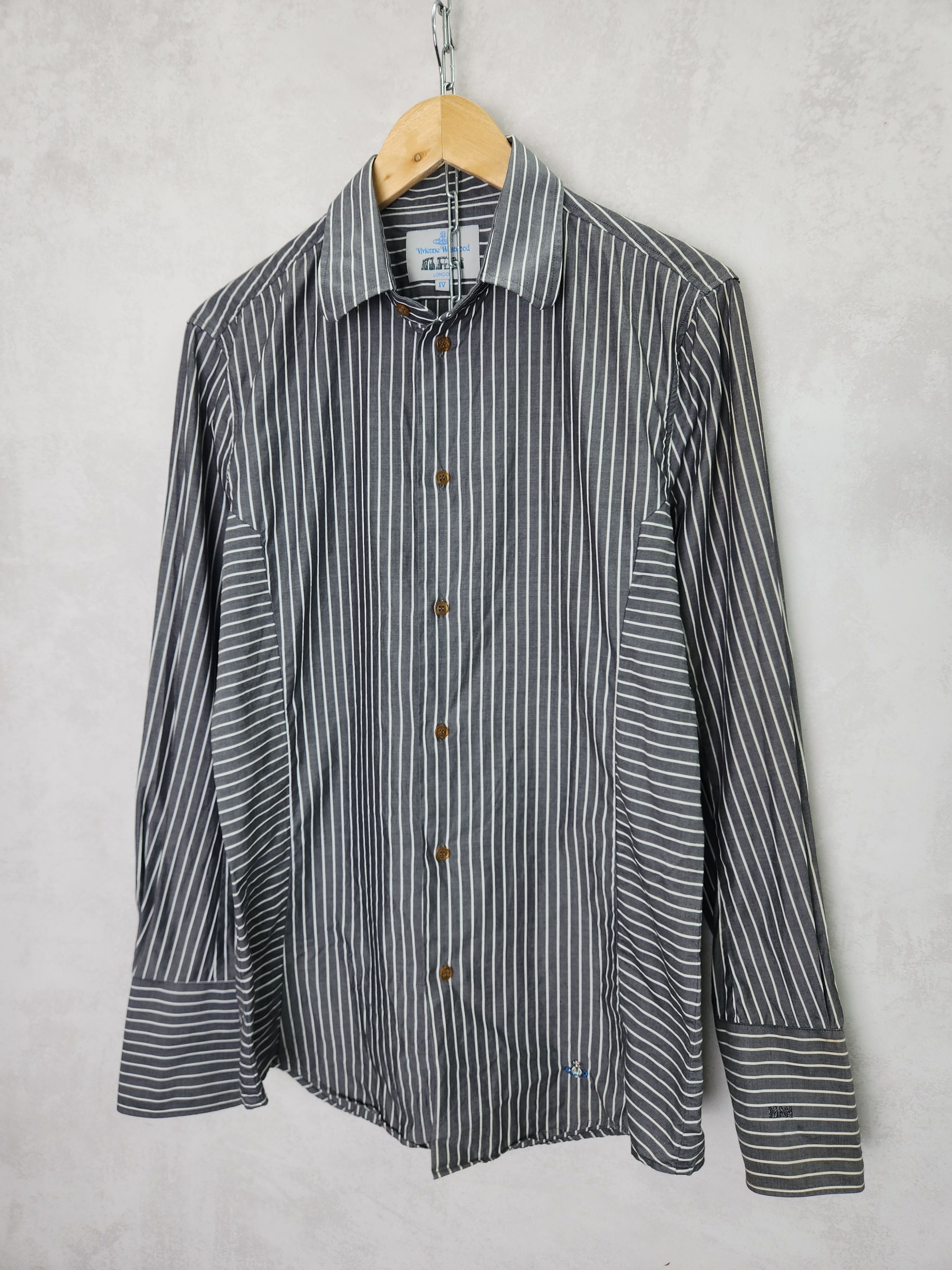 Vivienne Westwood Vivienne Westwood Man london stripes shirt button ups Size US L / EU 52-54 / 3 - 2 Thumbnail