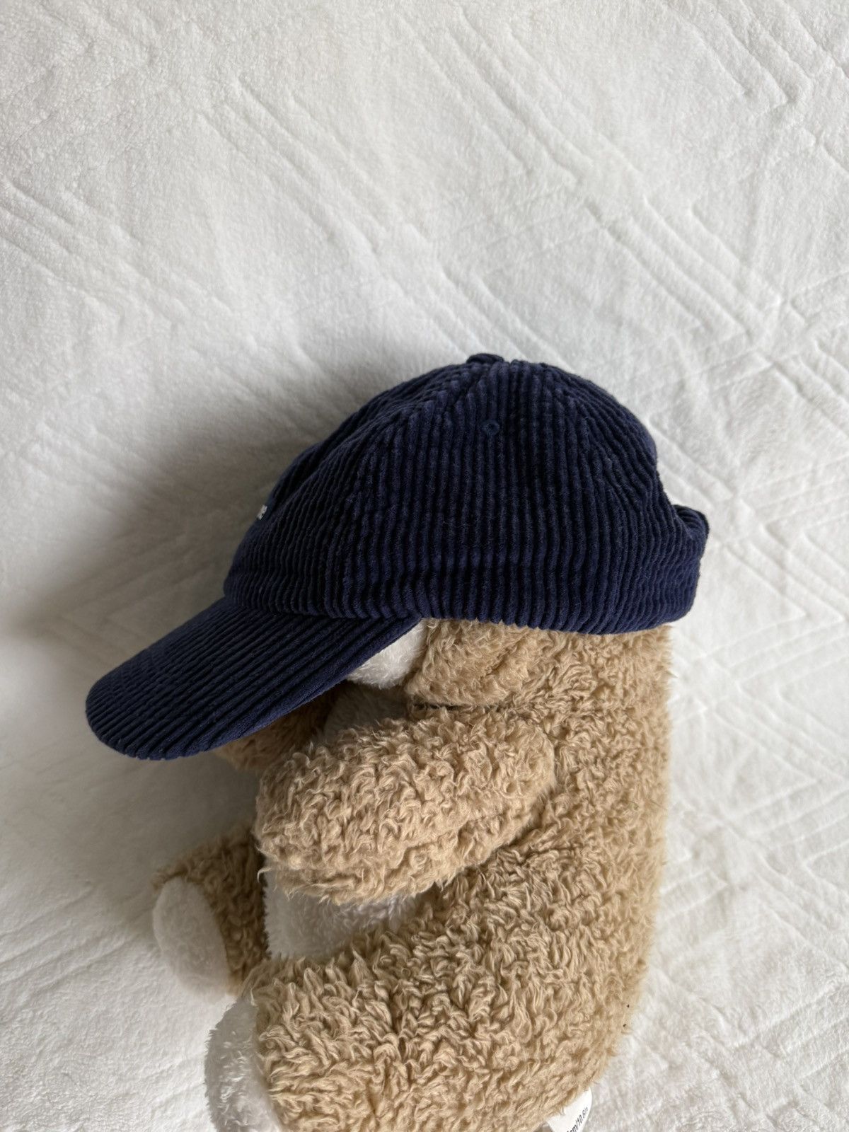 Supreme Supreme Corduroy Small Box Logo 6 Panel Navy Blue F/W 2020 Size ONE SIZE - 3 Thumbnail