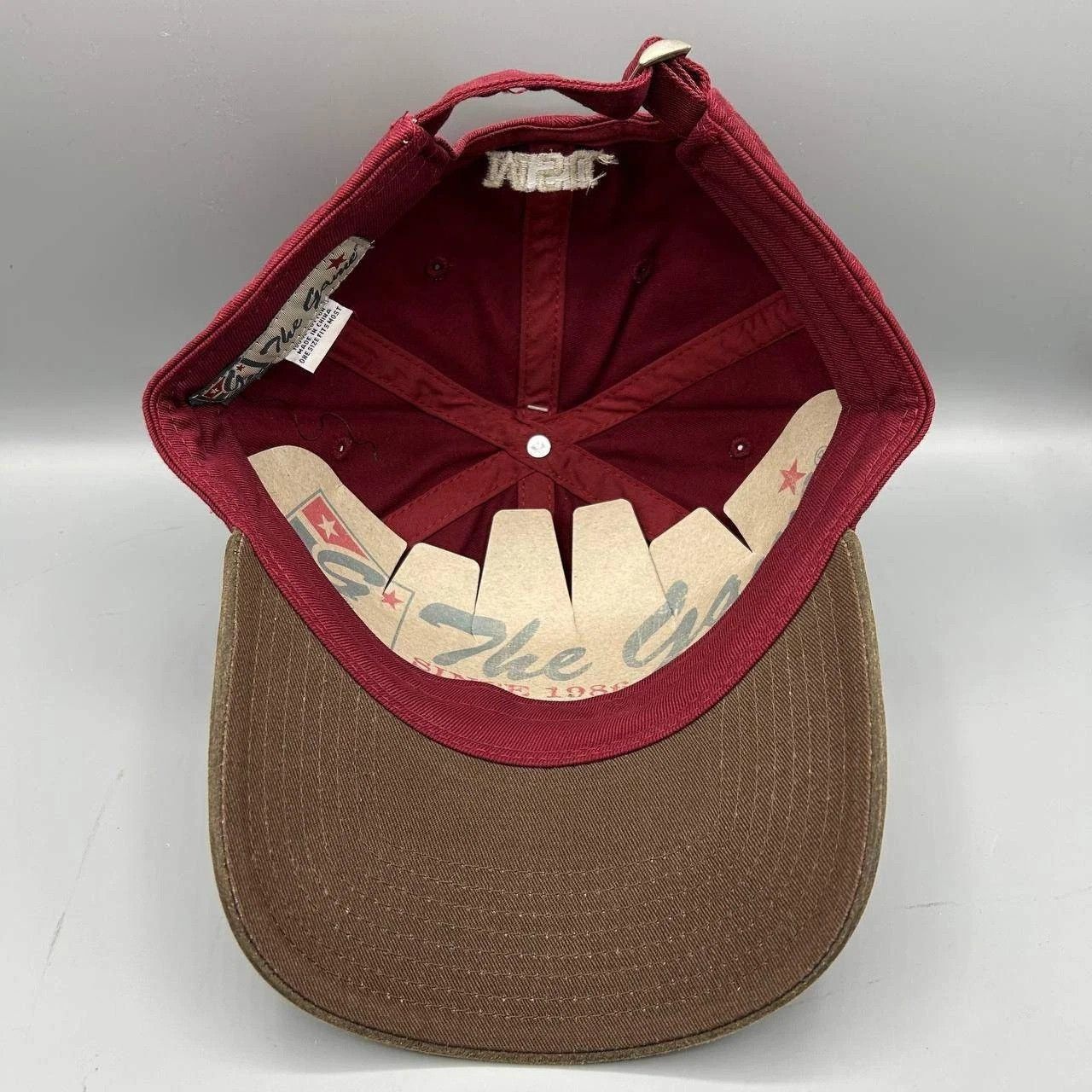 The Game Mississippi State Bulldogs Hat Men Red Strap Back Cotton Size ONE SIZE - 2 Thumbnail