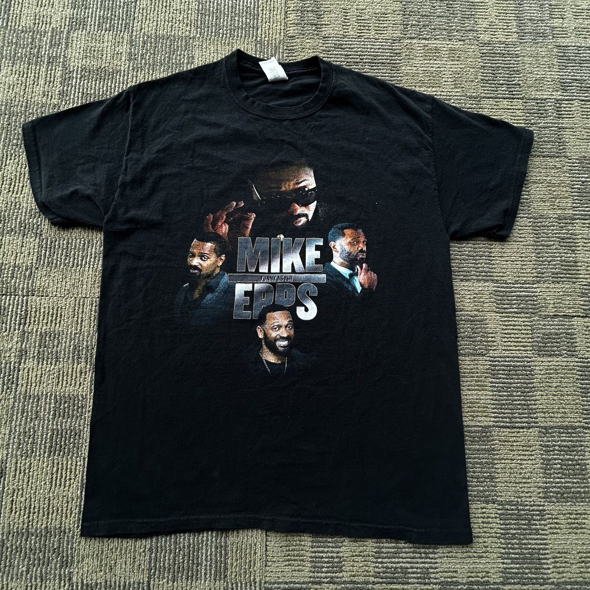 Vintage Mike Epps “Funny As Ish” Comedy Tour Black T-Shirt Size US L / EU 52-54 / 3 - 1 Thumbnail