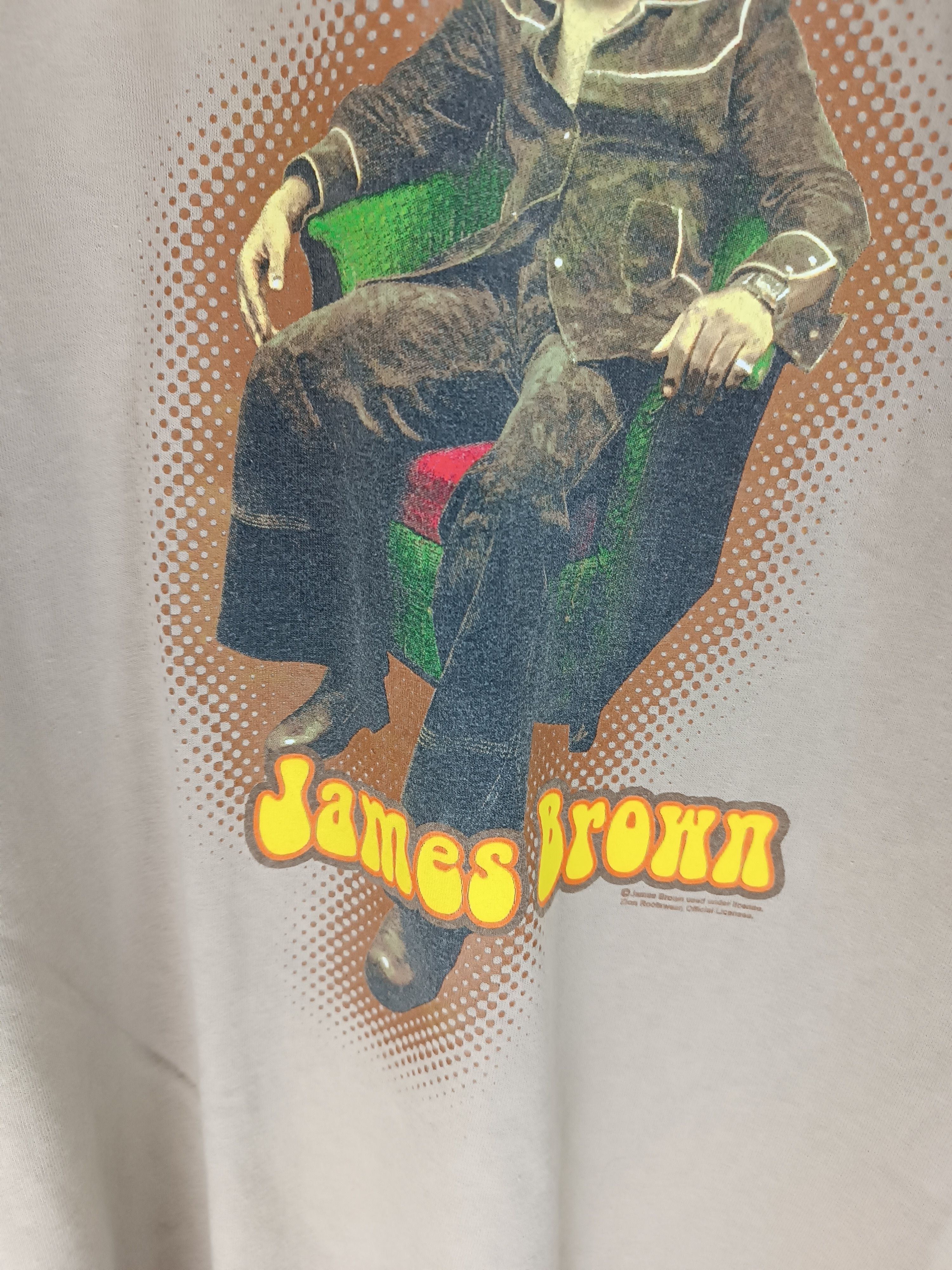 Rap Tees VINTAGE 2000s JAMES BROWN SOUL BROTHER aretha stevie berry Size US L / EU 52-54 / 3 - 11 Thumbnail