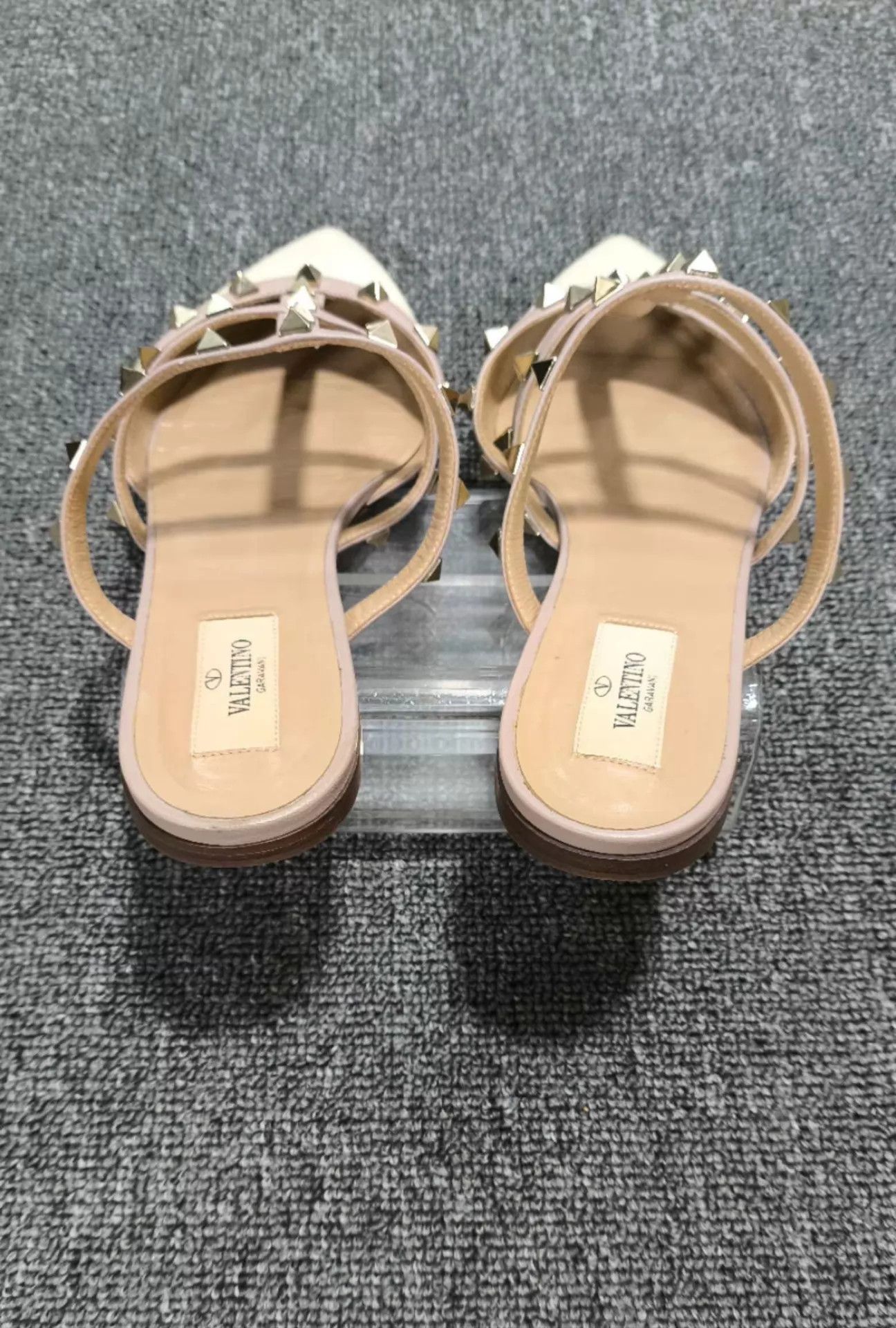 Valentino Valentino Ivory Studded Slippers 38 Size US 7.5 / IT 37.5 - 5 Thumbnail