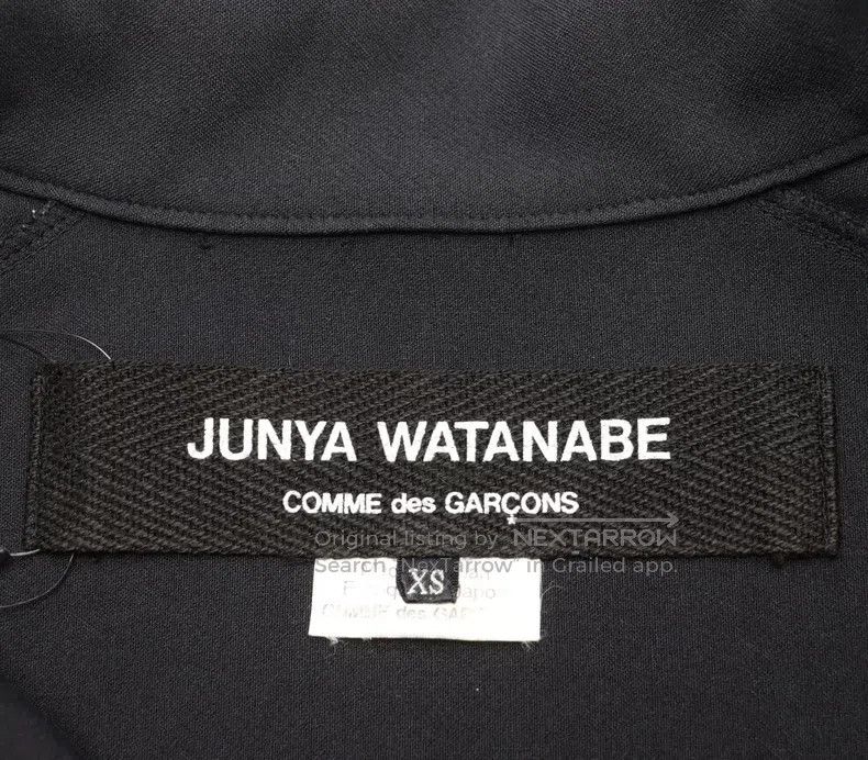 Junya Watanabe JUNYA WATANABE Black Collar Woven Jacket Size XS / US 0-2 / IT 36-38 - 5 Thumbnail