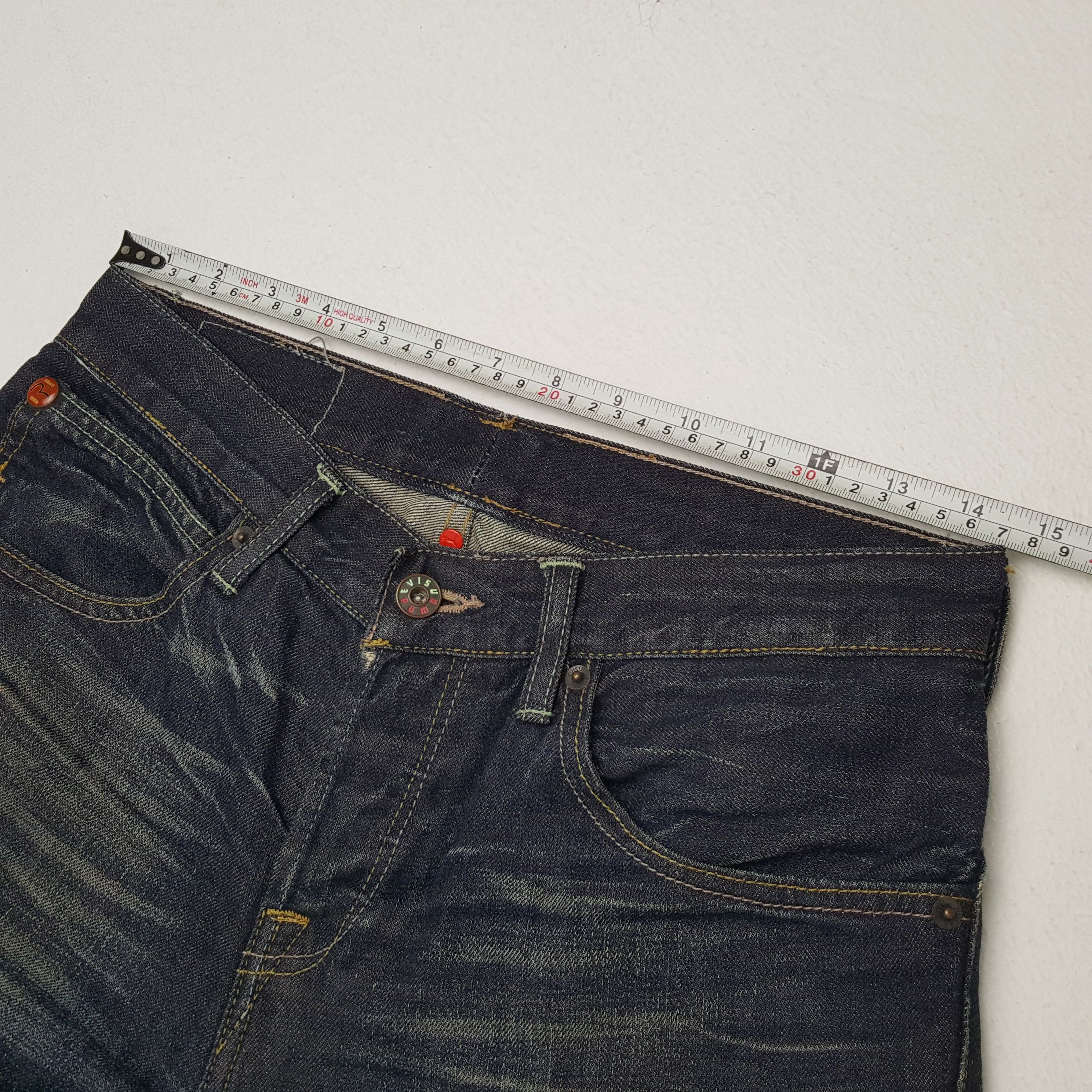 Evisu × Puma × Vintage Vintage EVISU x PUMA Japan Brand Daicock Custom Style Jeans Size US 29 - 7 Thumbnail