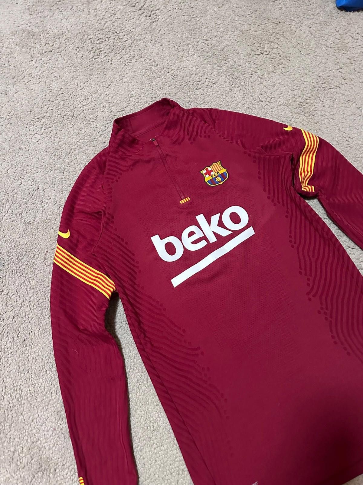 Nike BARCELONA NIKE 2020/2021 FOOTBALL SOCCER TRAINING TRACK TOP Size US S / EU 44-46 / 1 - 3 Thumbnail