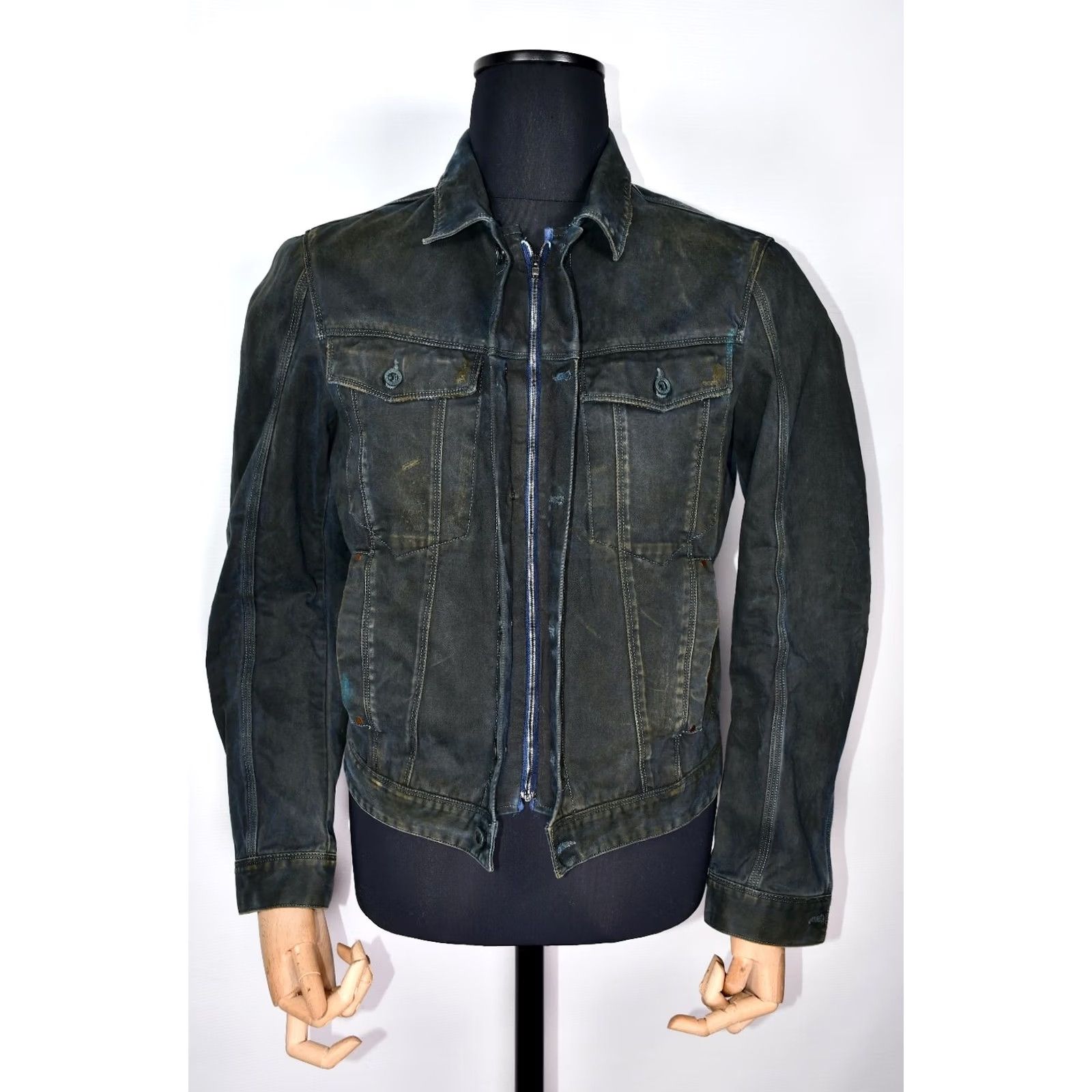 Diesel Diesel Black Gold Jacket Jenry Giacca Trucker Denim 100% Cotton Size M Black Mens Shirt Jacket Size US M / EU 48-50 / 2 - 6 Thumbnail