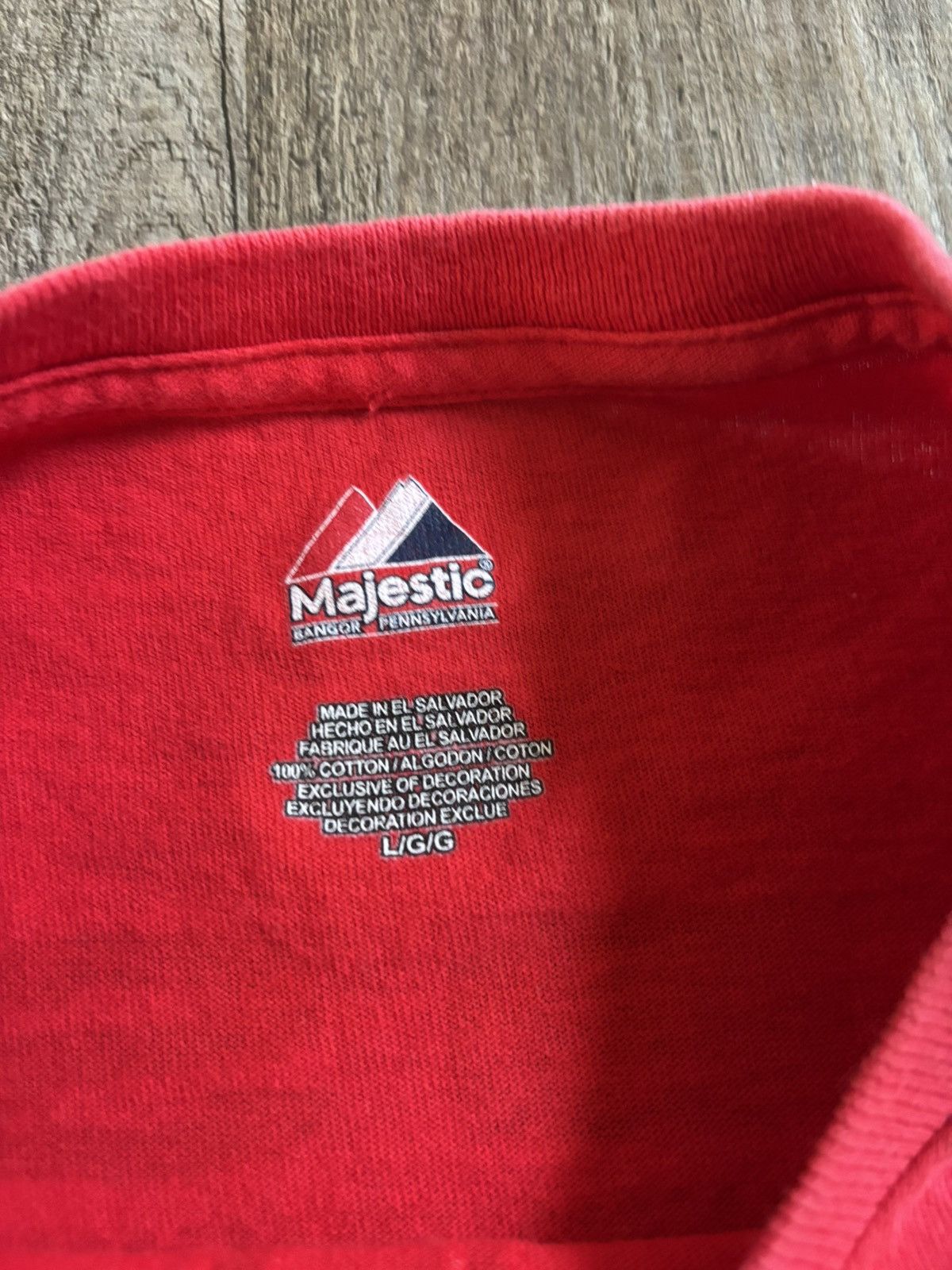 Majestic Faded & Distressed Boston Red Sox World Series Tickets Tee Size US L / EU 52-54 / 3 - 2 Thumbnail