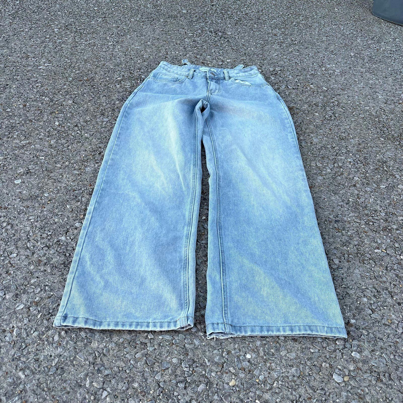 Fashion Nova Baggy wide legged jeans Size 26" / US 2 / IT 38 - 3 Thumbnail