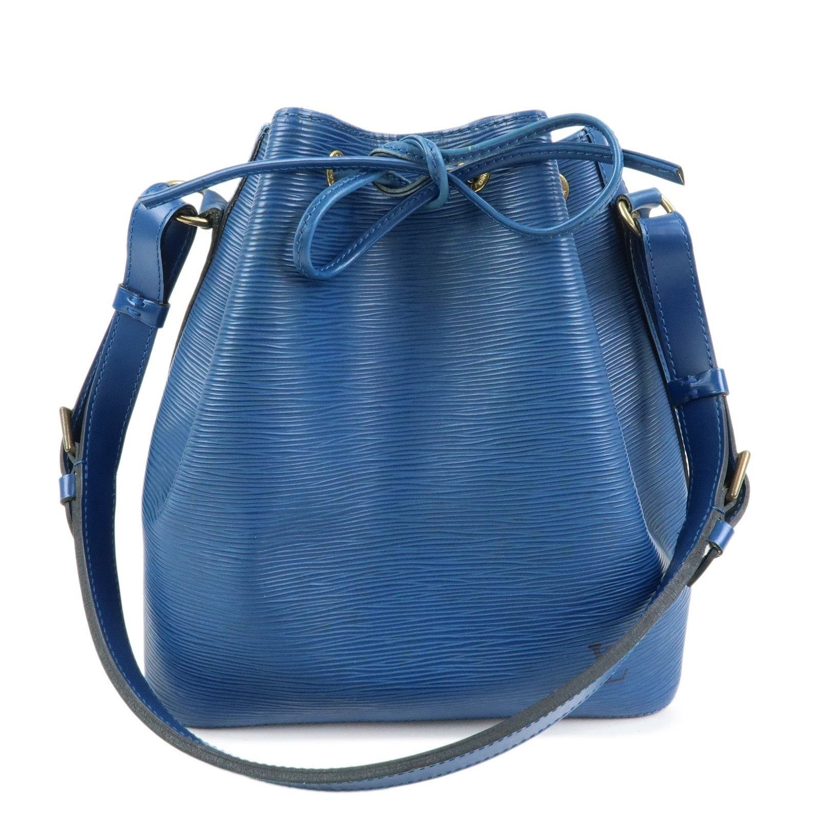 Louis Vuitton Louis Vuitton Epi Petit Noe Shoulder Bag Leather Bucket Blue Size ONE SIZE - 1 Thumbnail