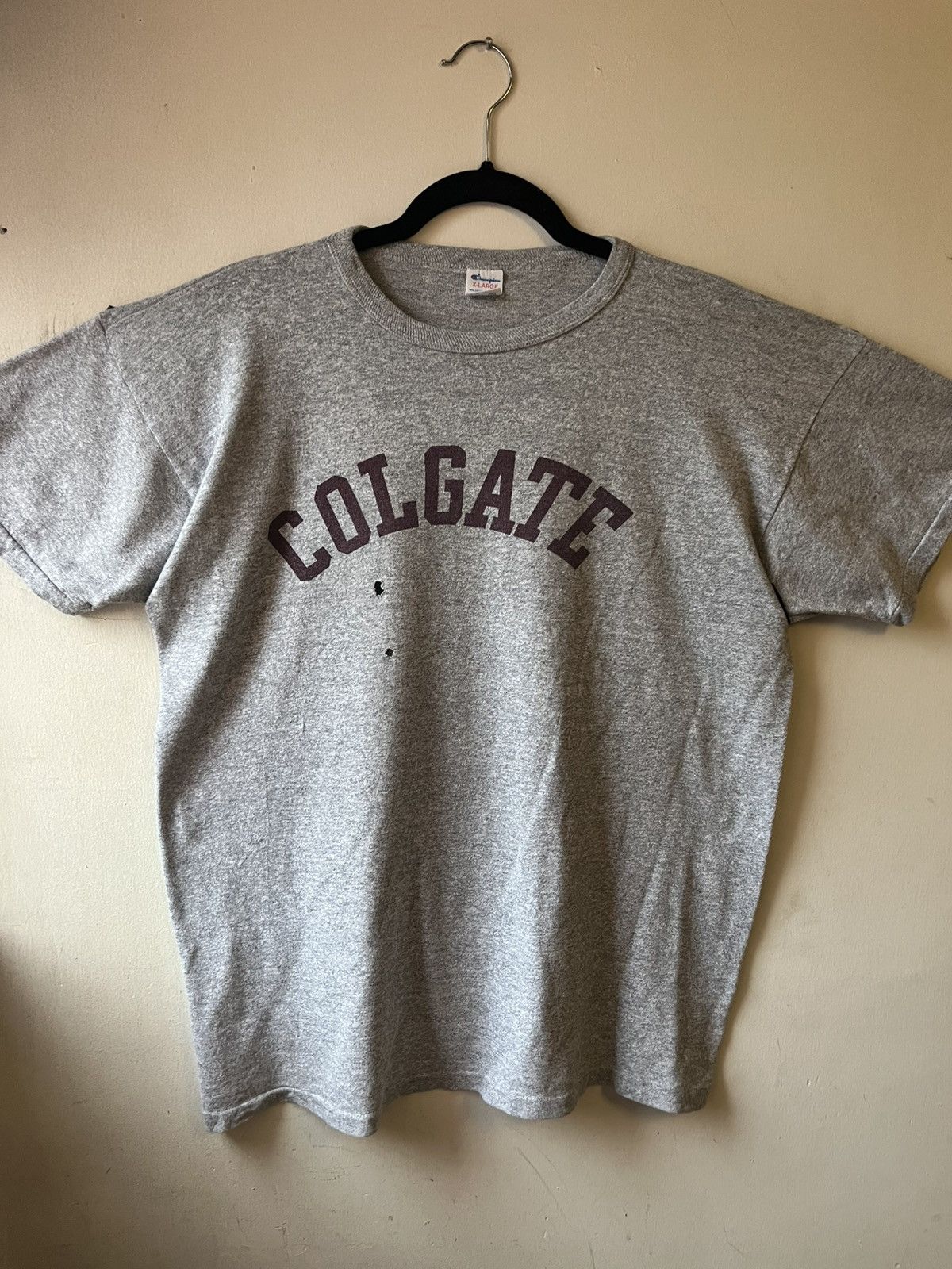 Champion 70s Champion “Colgate” gym t-shirt Size US M / EU 48-50 / 2 - 1 Thumbnail