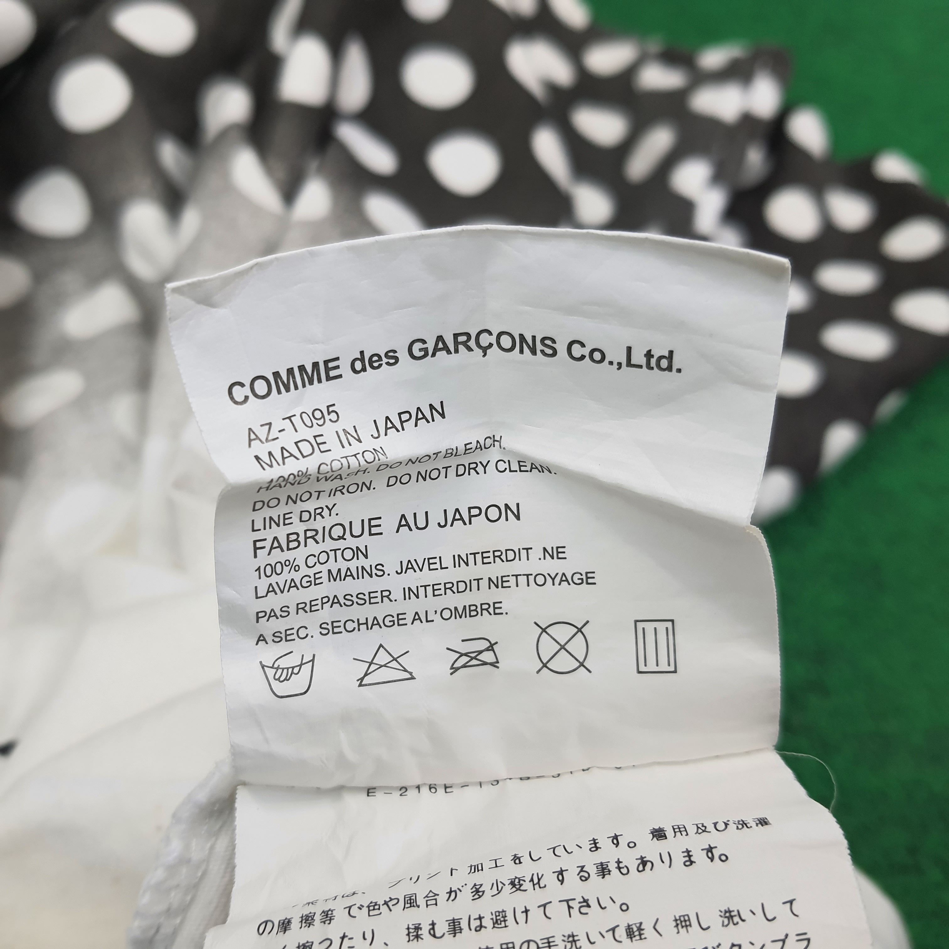 Comme des Garcons PLAY Vintage Comme Des Garcons Play Polka Dot Tshirt C249N119 Size US M / EU 48-50 / 2 - 8 Thumbnail