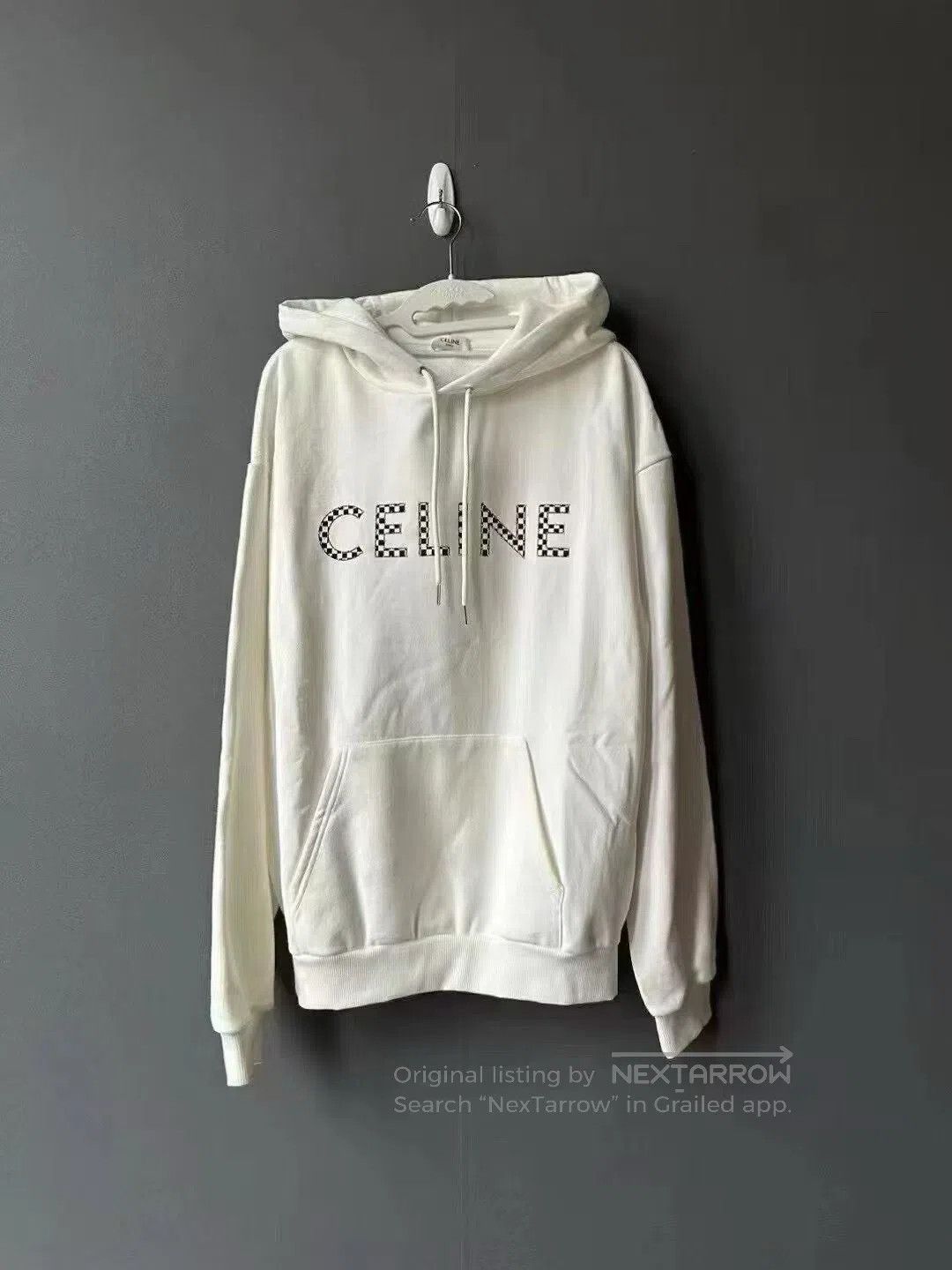 Celine Celine Checkerboard Rivet Hoodie. Size US L / EU 52-54 / 3 - 1 Thumbnail