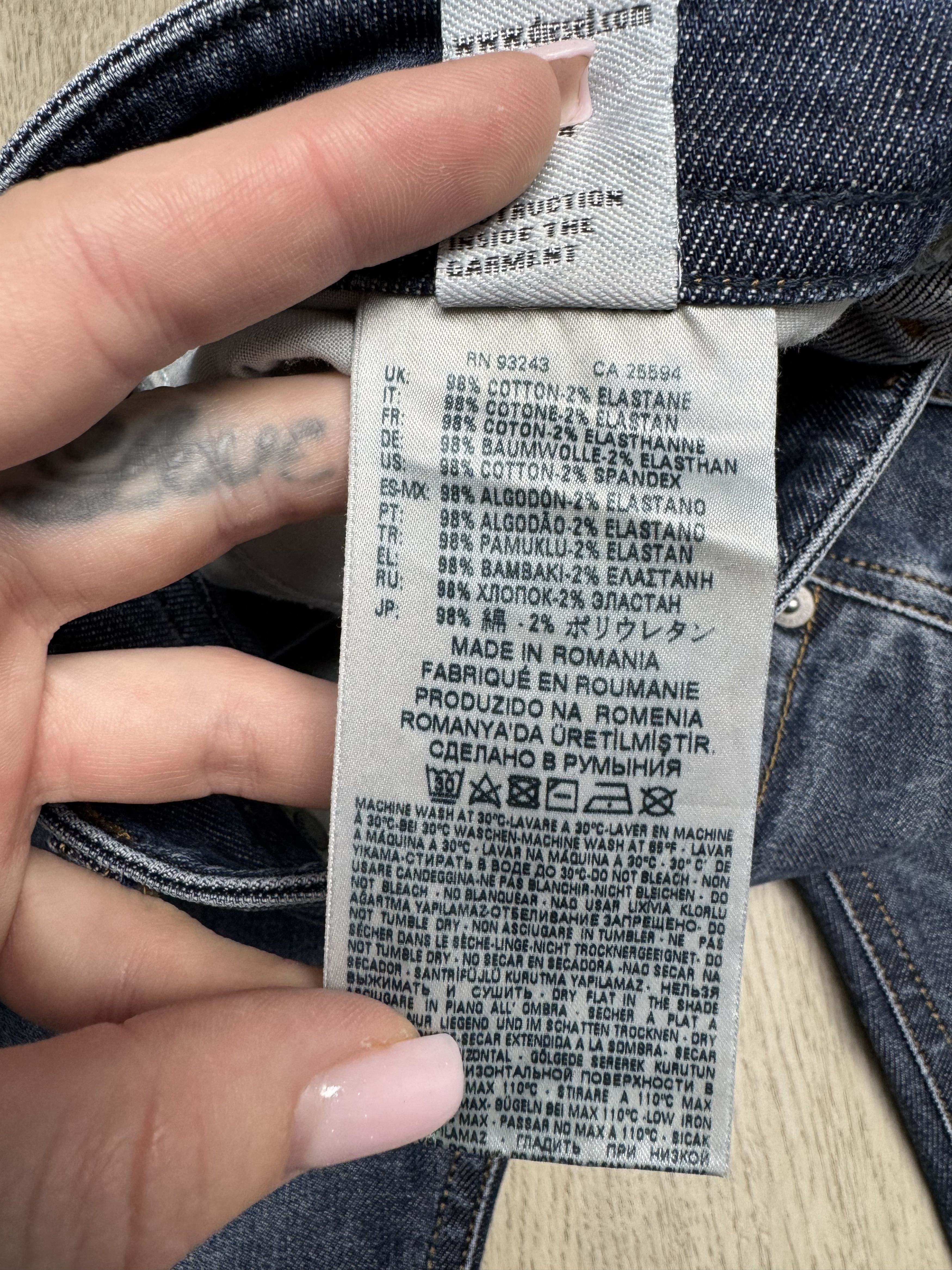 Diesel Diesel Thommer Vintage Mens Denim Pants Jeans Size US 28 / EU 44 - 6 Thumbnail