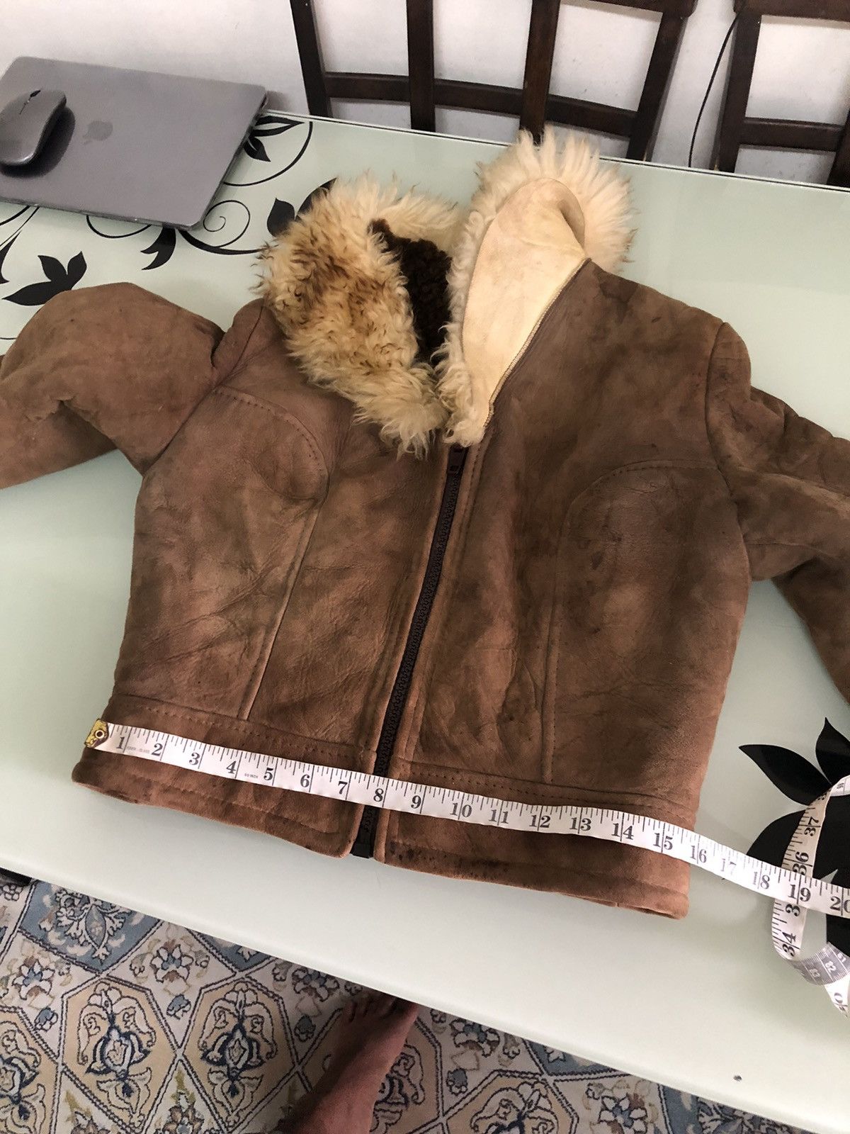 Leather Vintage Homestead Hand Made B3 Shearling Leather Jacket Size XL / US 12-14 / IT 48-50 - 23 Thumbnail