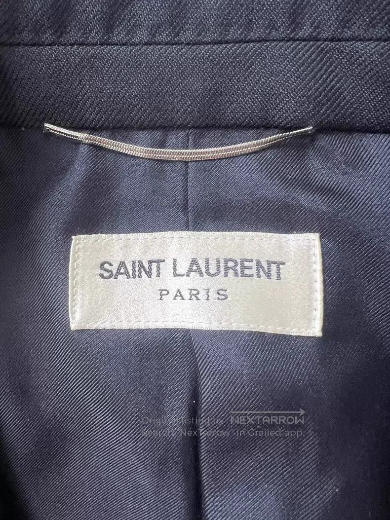 Saint Laurent Paris Saint Laurent Paris Black Smoking Suit Peak Lapel Suit Size US M / EU 48-50 / 2 - 4 Thumbnail