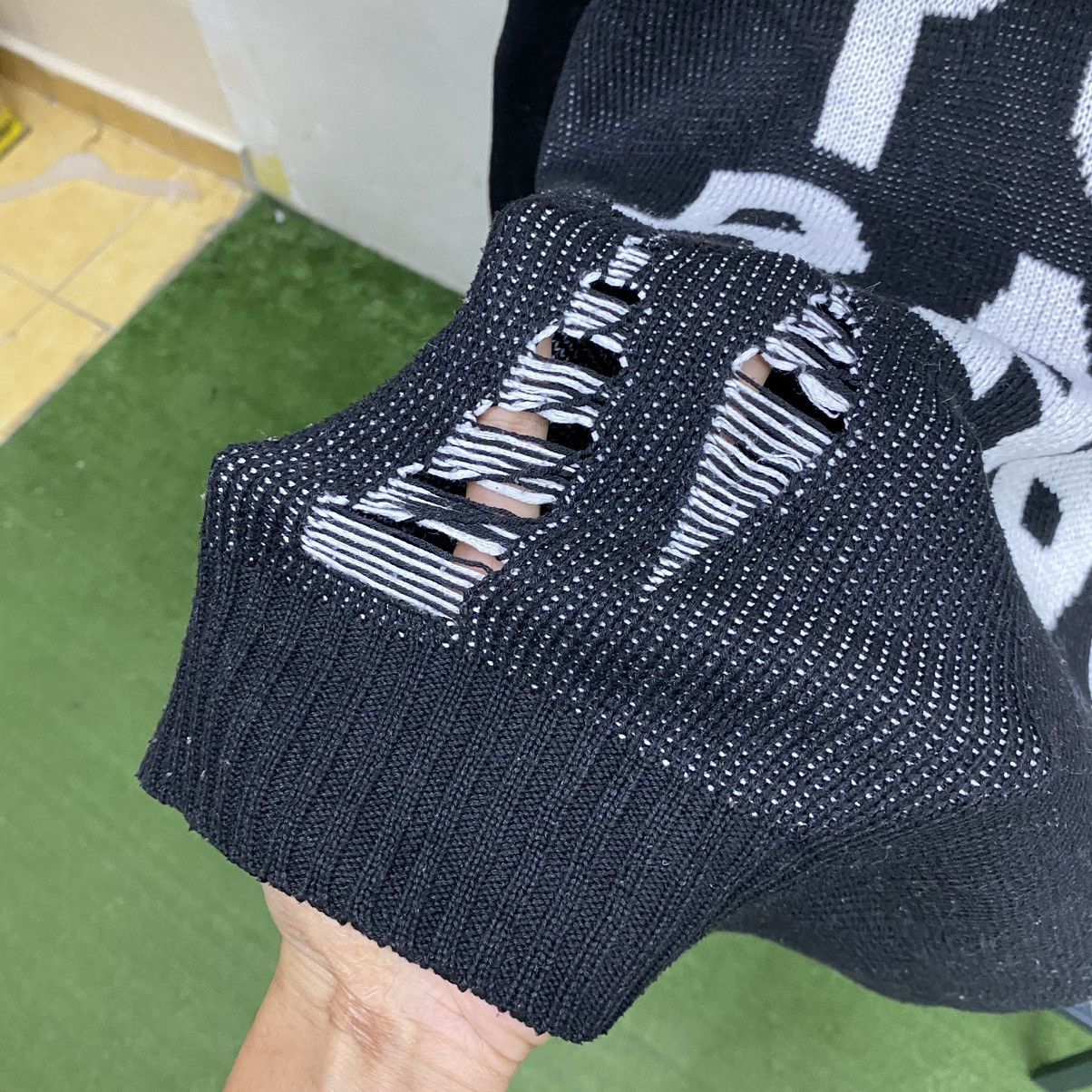 Japanese Brand Dispark Punk Rabel Distressed Knitwear Size US S / EU 44-46 / 1 - 6 Thumbnail