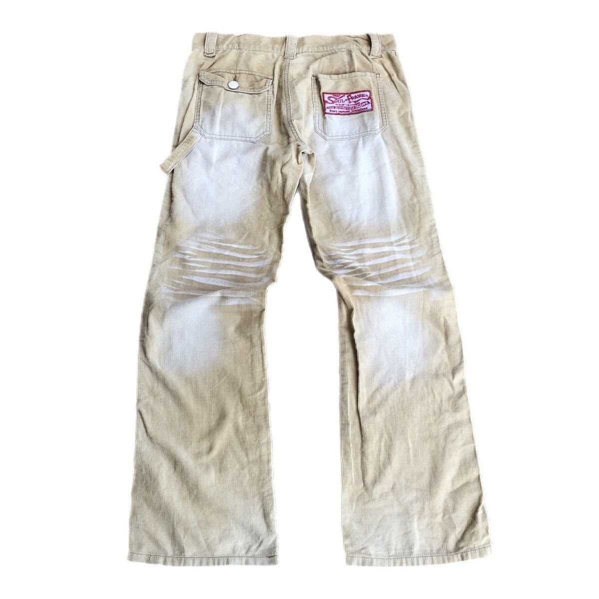 Japanese Brand SOUL FRANKY FADING BOOTCUT CORDUROY FLARED PANTS Size US 31 - 2 Thumbnail