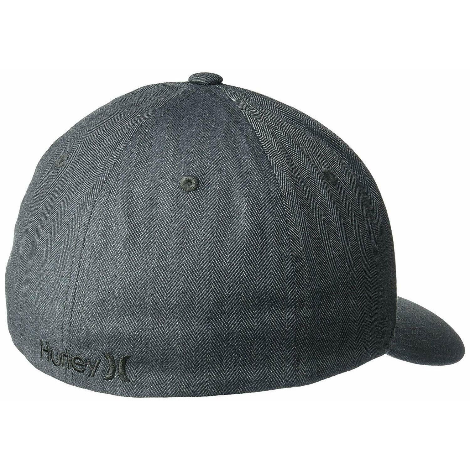 Hurley Hurley Men's Hat Black Heather Texture Flex Fit Cap in S/M Size ONE SIZE - 2 Thumbnail