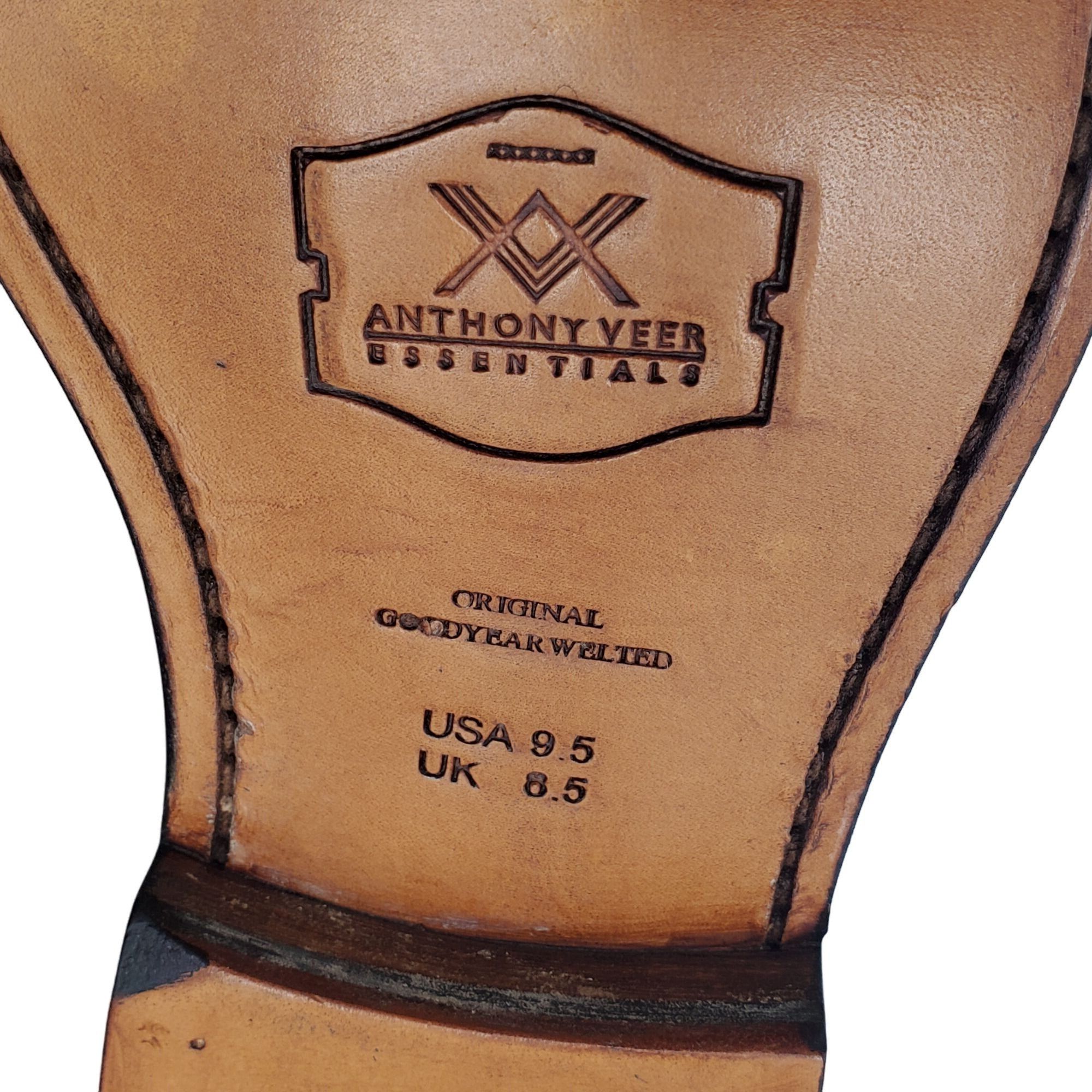 Other New Anthony Veer Ortholite Men size 9.5 Brown Grain Leather Size US 9.5 / EU 42-43 - 9 Thumbnail