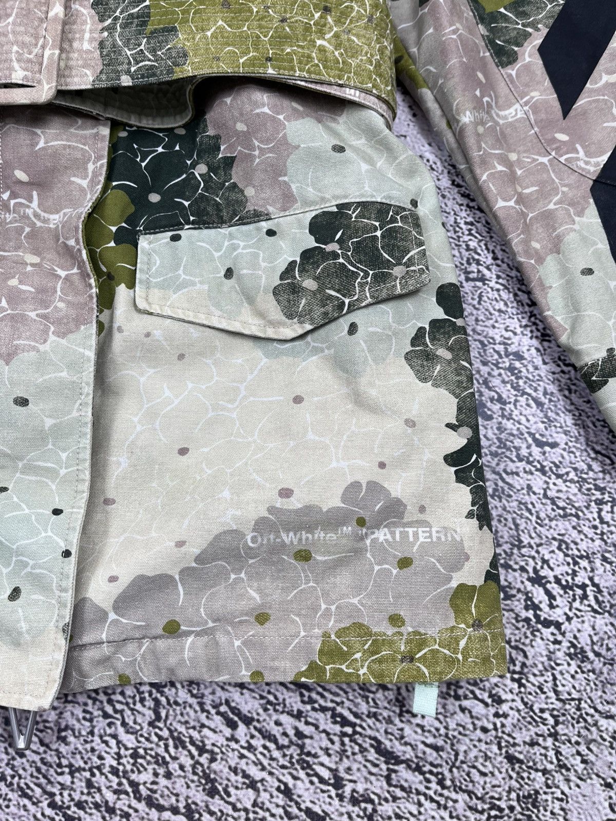 Off-White Off-White Floral Camo AOP Jacket M-65 Cargo Coat Abloh Era Size S / US 4 / IT 40 - 6 Thumbnail