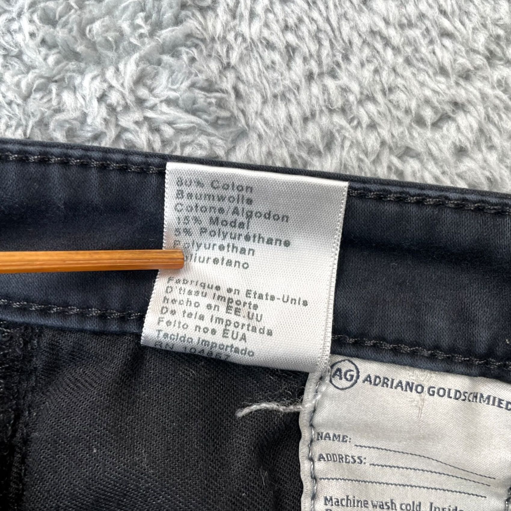Denime AG Adriano Goldschmied Jeans Womens 25R Blue Skinny Denim Cotton Dark Wash City USA 5-Pocket Mens? Womens Size 42" / US 20 - 5 Thumbnail