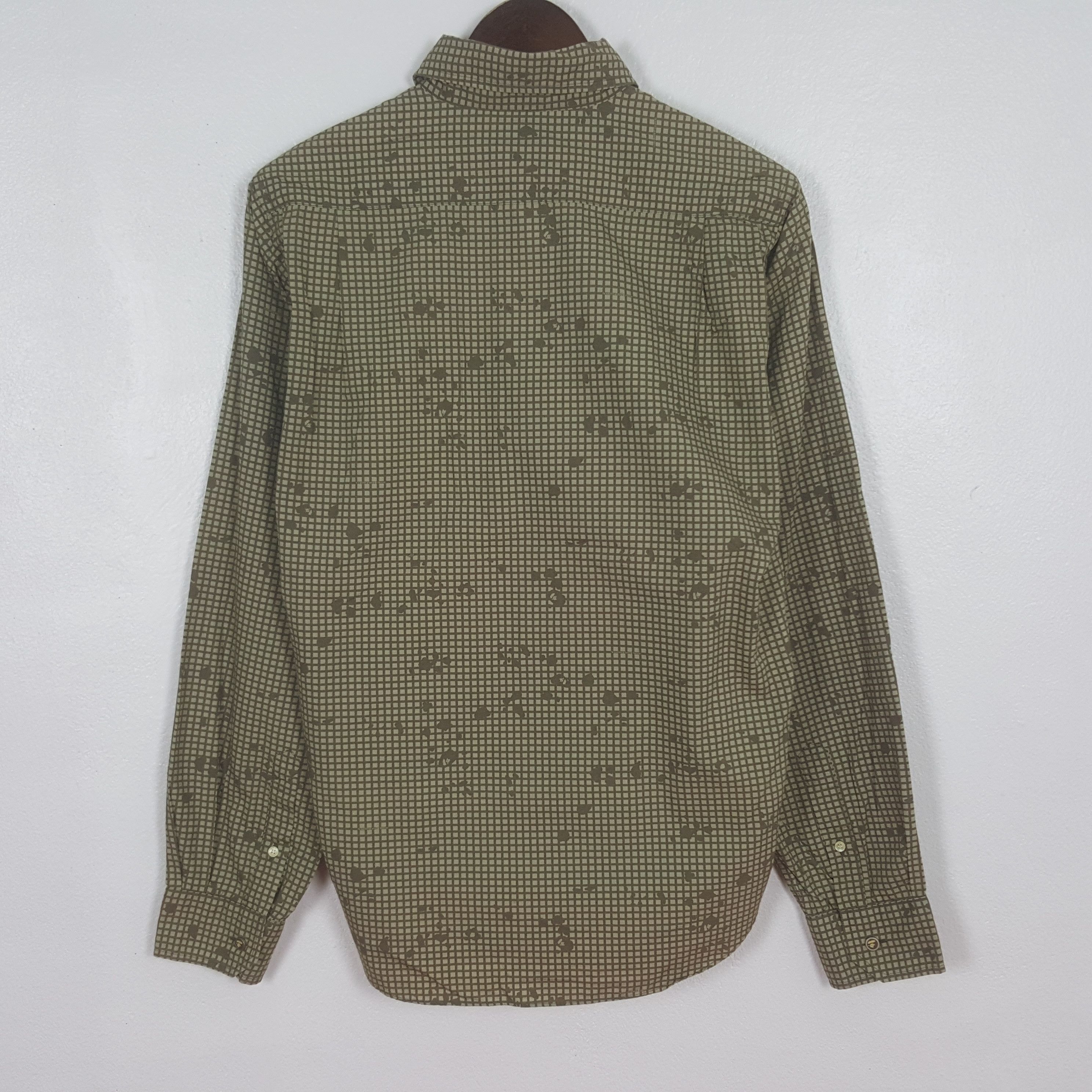 Bape Vintage A Bathing Ape Military Button Up Shirt Size US XS / EU 42 / 0 - 3 Thumbnail