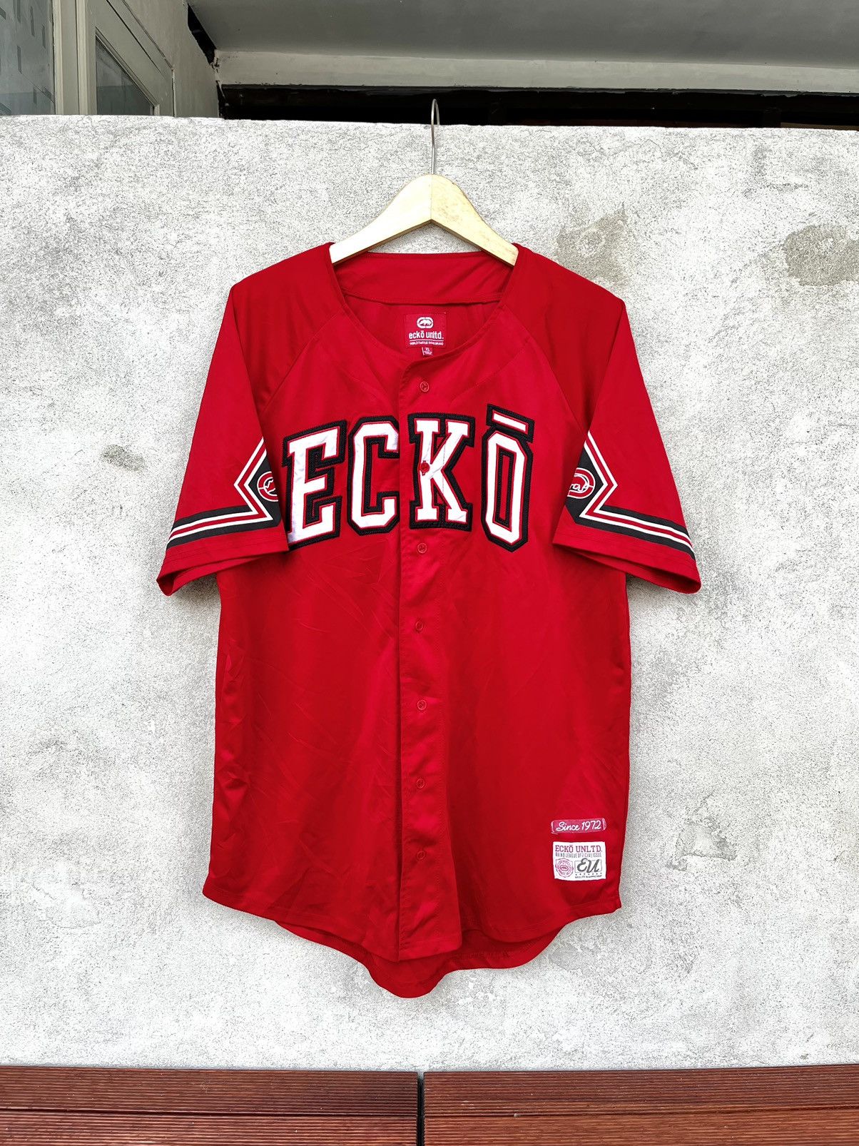 Ecko Unltd. × Marc Ecko 2000’S HIPHOP BASEBALL JERSEY ECKO UNLTD Size US XL / EU 56 / 4 - 1 Thumbnail