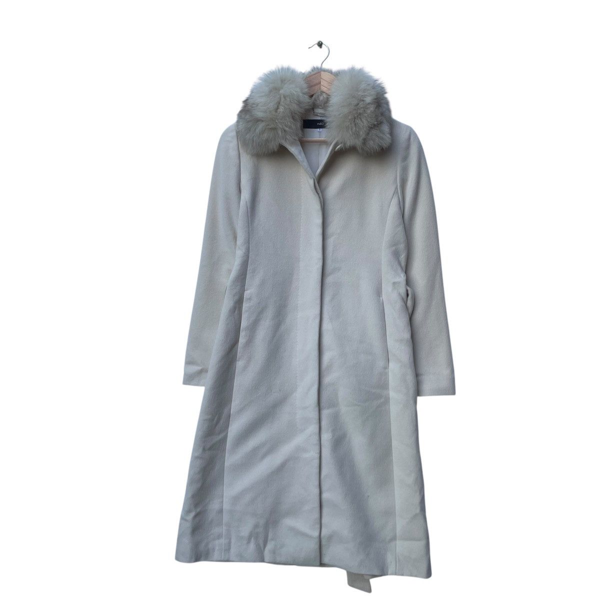 Autumn Cashmere × Japanese Brand × Yohji Yamamoto Vintage Ined Yohji Yamamoto Pure New Wool Long Coat Size M / US 6-8 / IT 42-44 - 4 Thumbnail