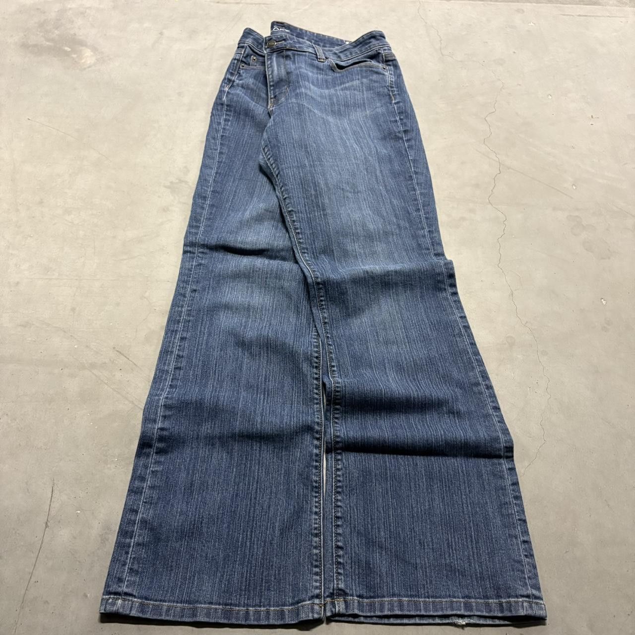 Vintage Crazy Vintage Y2K/2000s Flared Bootcut Medium Wash Grunge Denim Jeans! Size US 36 / EU 52 - 3 Thumbnail