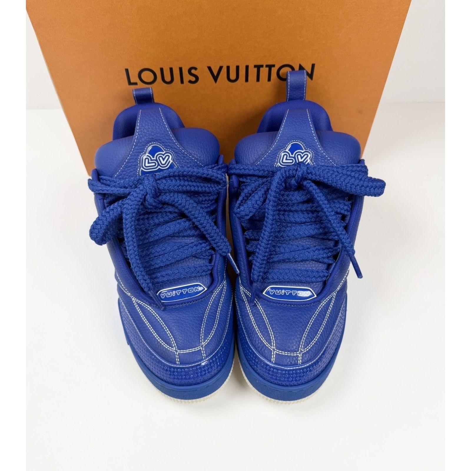 Louis Vuitton Size 9.5LV/10.5US - Louis Vuitton Skate Leather Sneakers Size US 10.5 / EU 43-44 - 3 Thumbnail