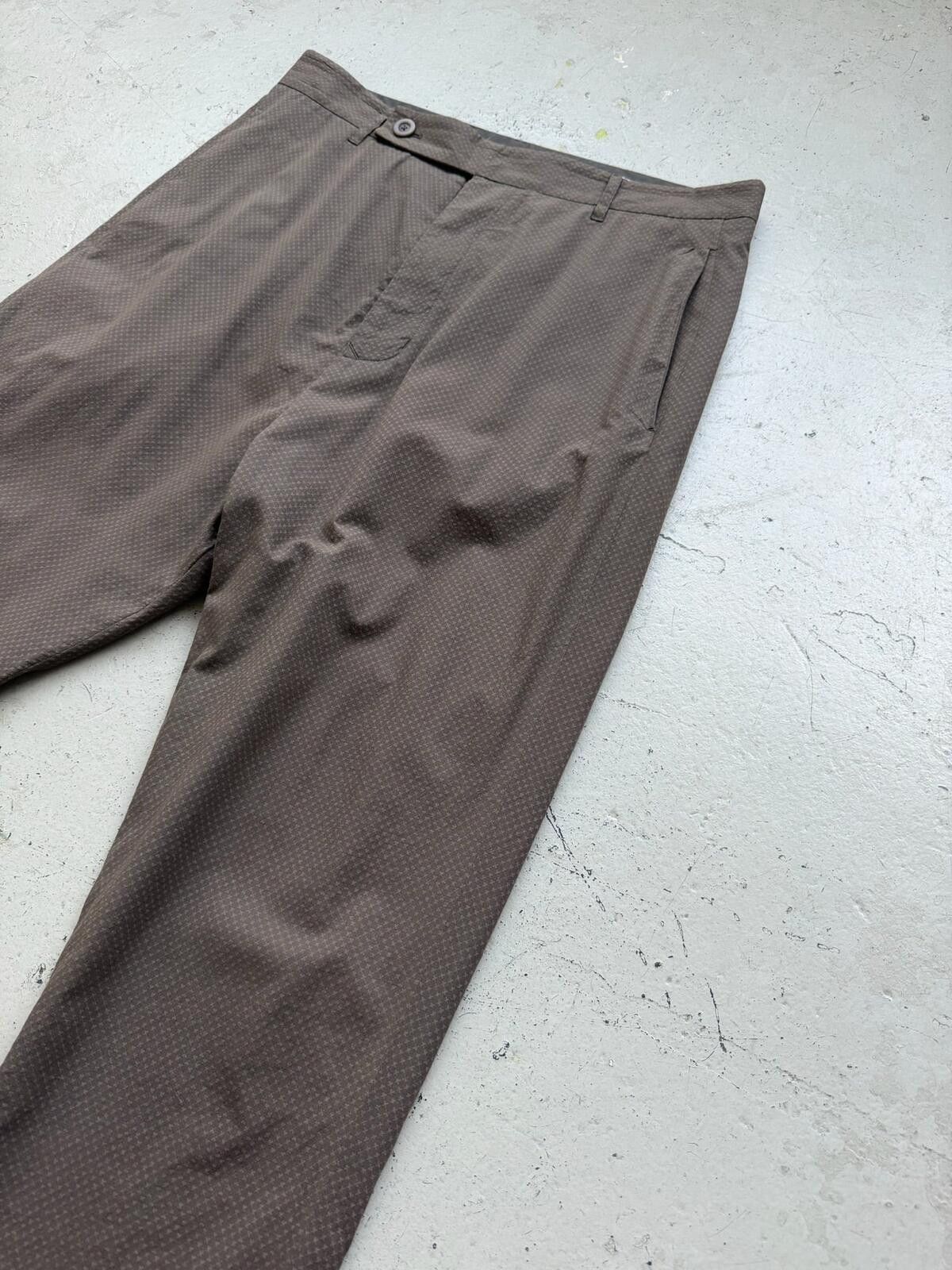 Rick Owens Rick Owens SS16 CYCLOPS Dark Dust Cotton Trousers (50) Size US 34 / EU 50 - 2 Thumbnail