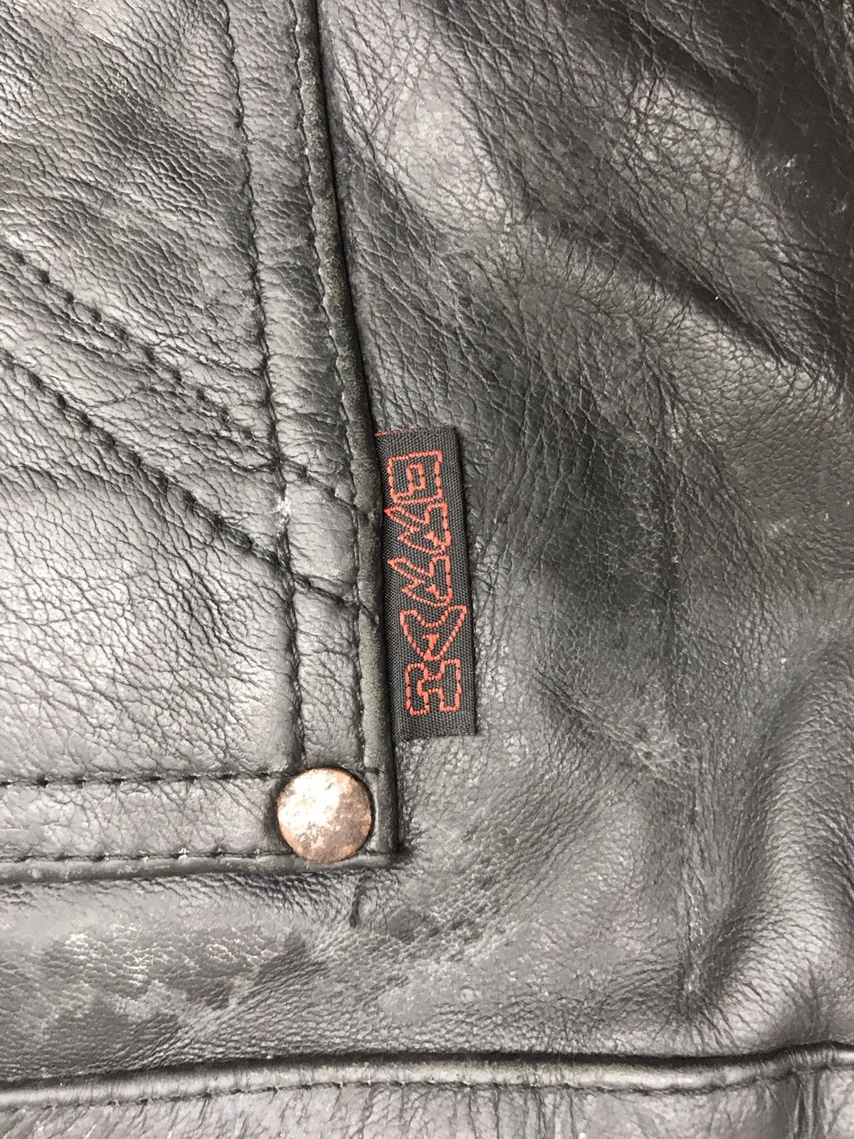 Genuine Leather HARRO STREETWEAR Side Lace Cowboy Leather Pant Size US 37 - 9 Thumbnail