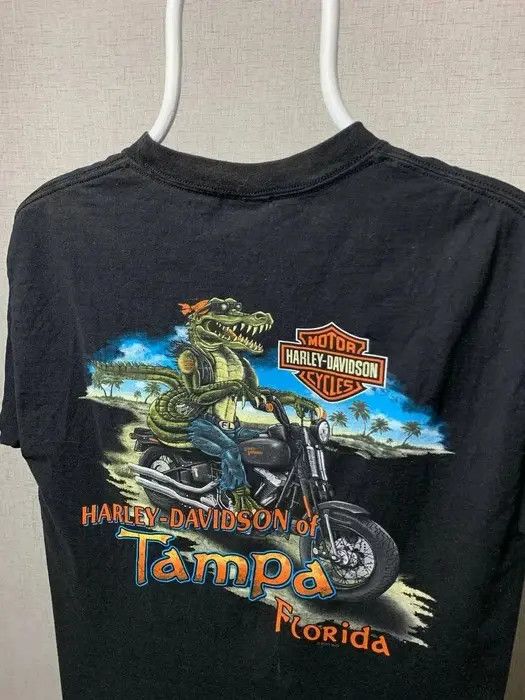 Harley Davidson Harley Davidson T-shirt size M alligator reverse black Size US M / EU 48-50 / 2 - 4 Thumbnail