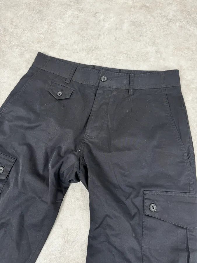 Dolce & Gabbana 2000s Dolce & Gabbana Black Flat Pockets Pants Size US 39 - 6 Thumbnail