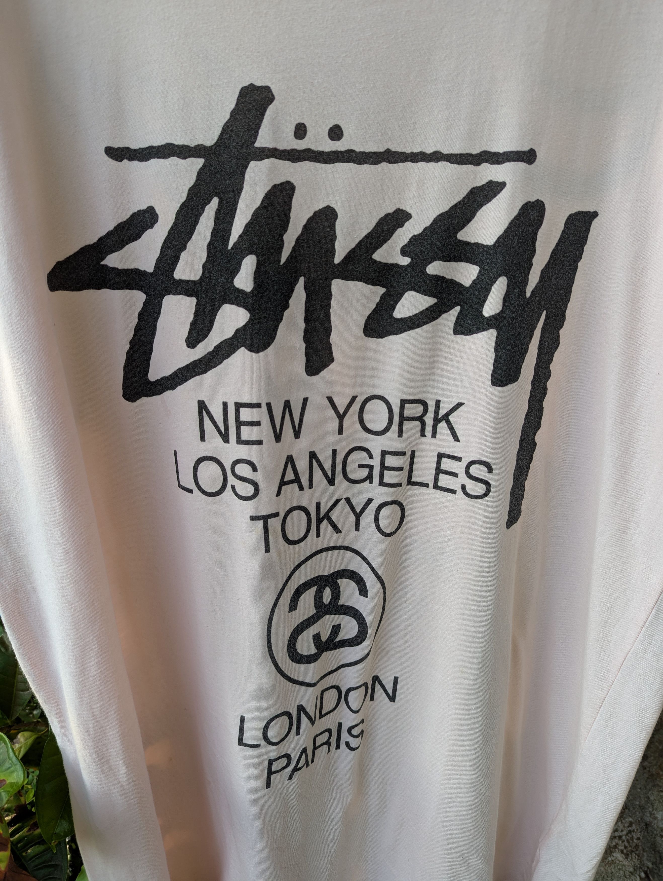 Stussy VINTAGE Y2K STUSSY TOUR TSHIRT Size US M / EU 48-50 / 2 - 2 Thumbnail