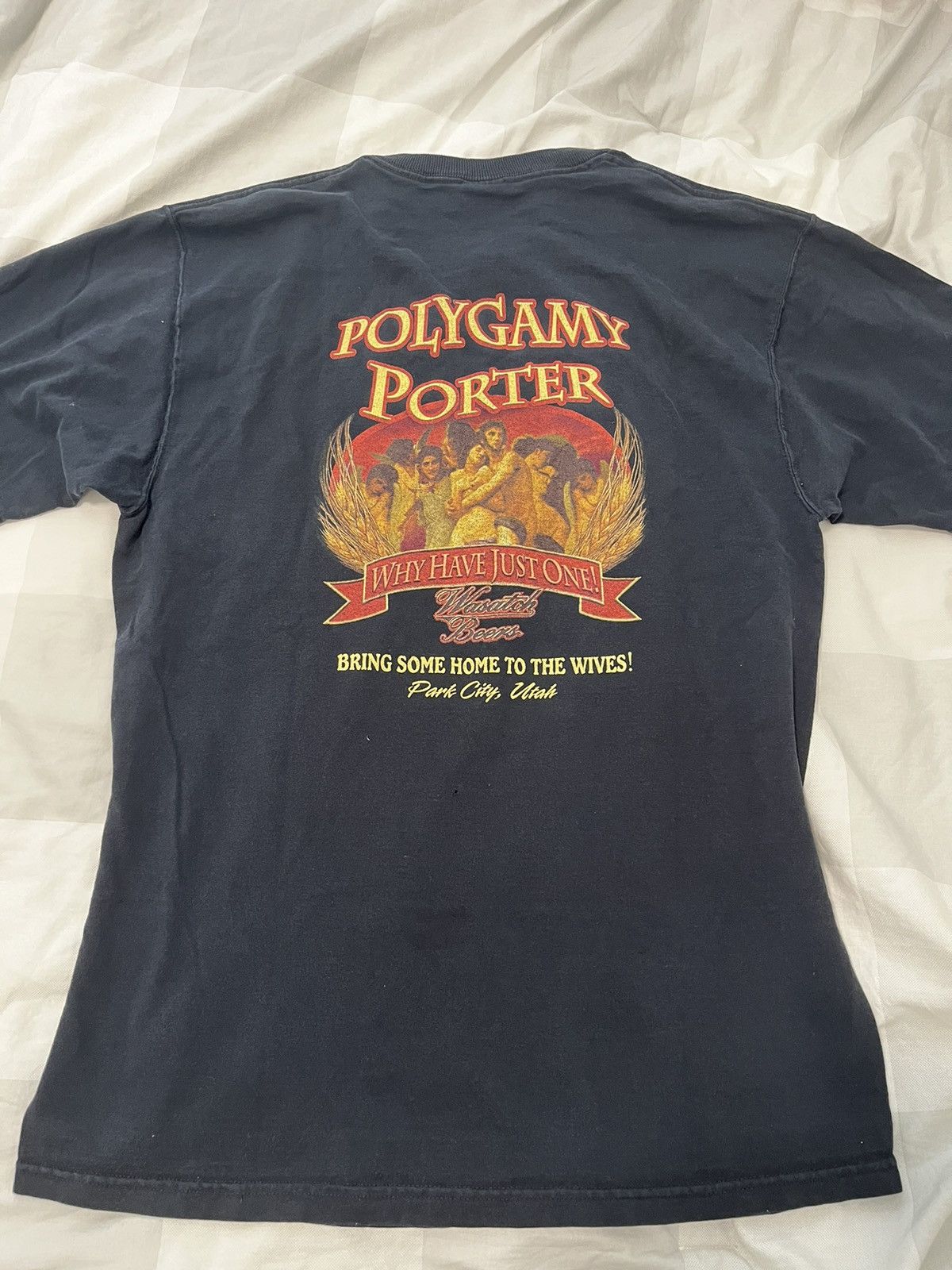Fruit Of The Loom Vintage polygamy Tee Size US L / EU 52-54 / 3 - 1 Thumbnail