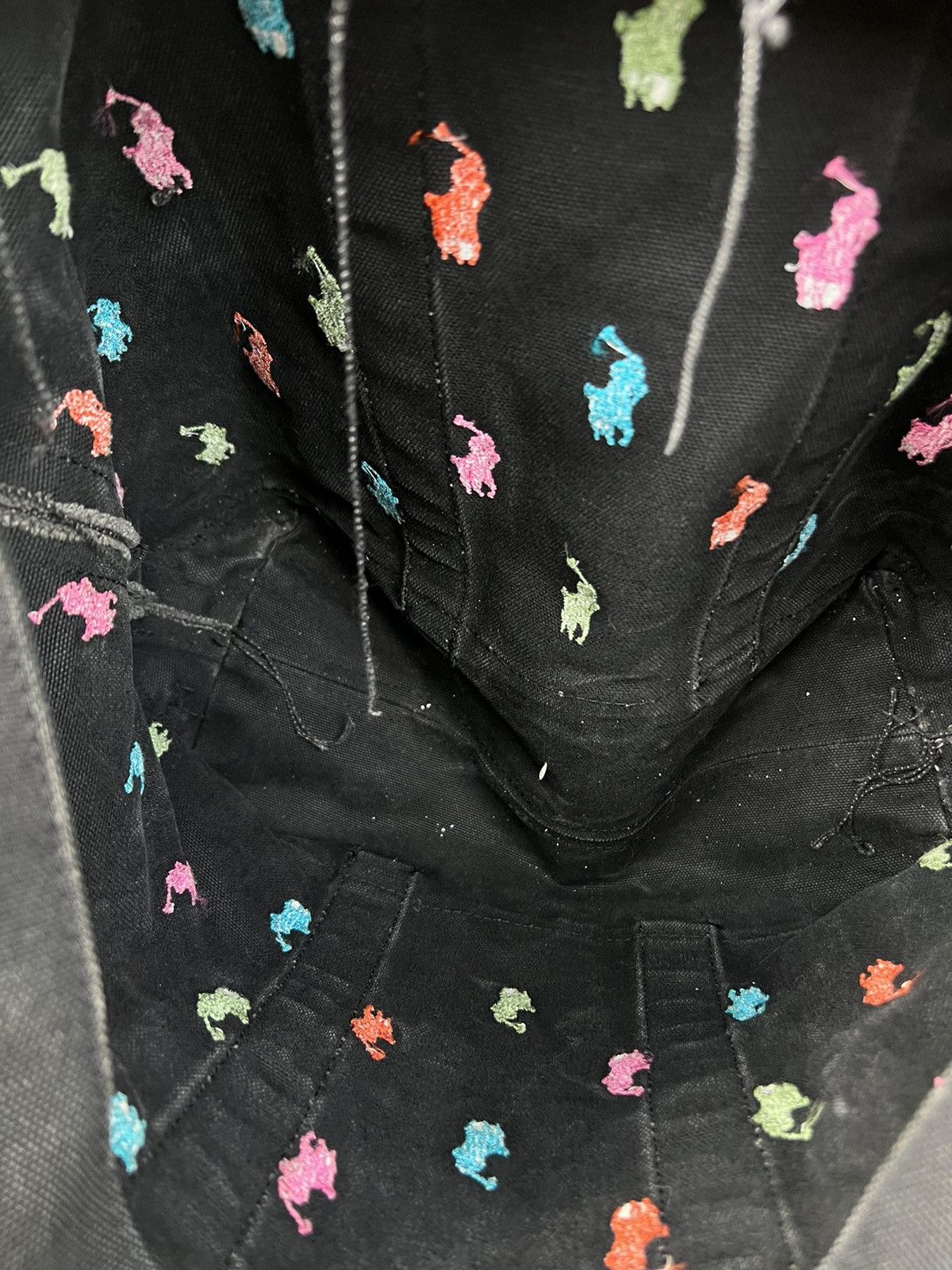 Ralph Lauren × Vintage 90's RARE RALPH LAUREN MONOGRAM BAG RETRO Size ONE SIZE - 5 Thumbnail