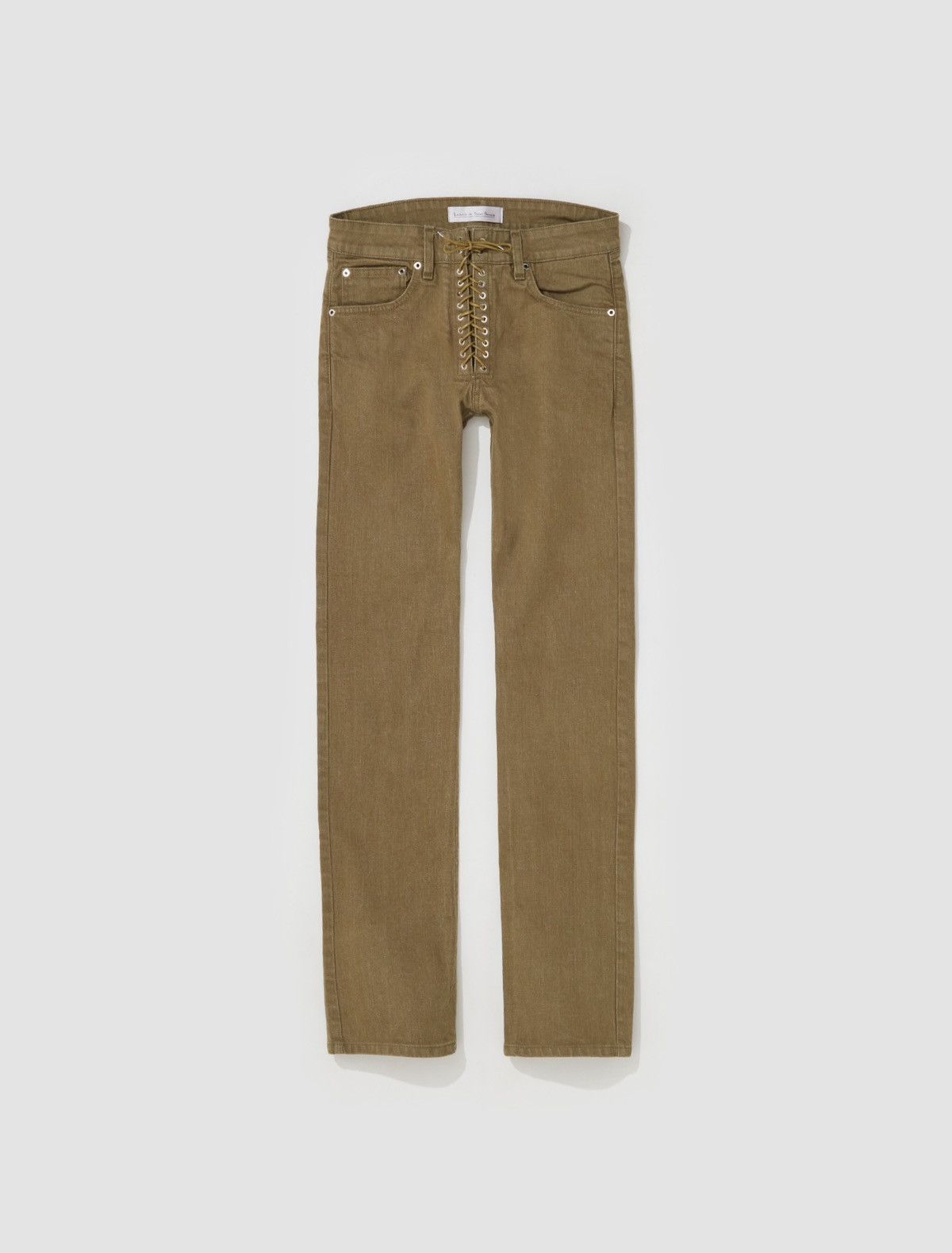 Ludovic De Saint Sernin Lace Up Jeans in Army Green Size US 30 / EU 46 - 1 Thumbnail
