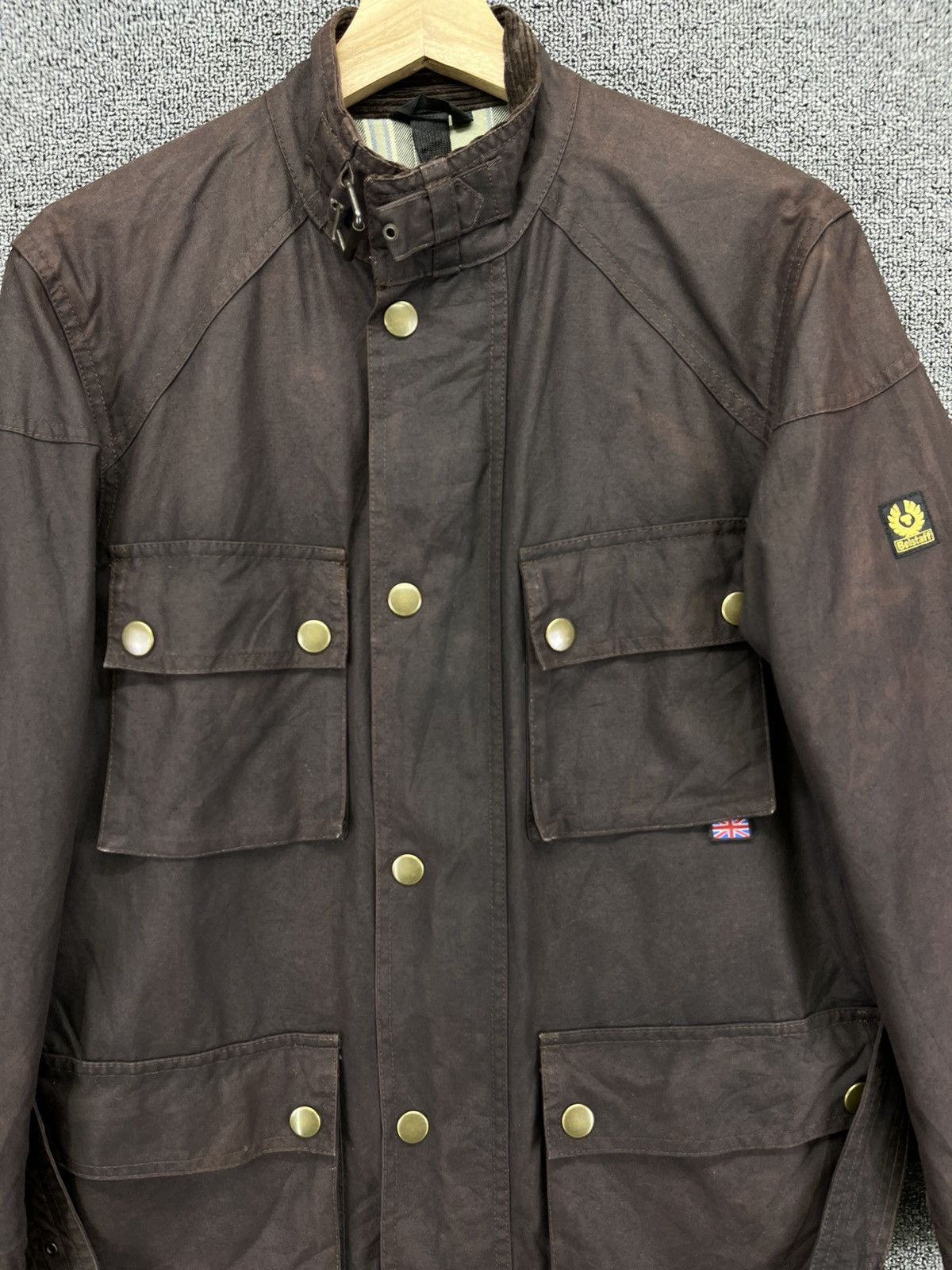 Belstaff Vintage Belstaff Punk Style Trashed Jacket Size US M / EU 48-50 / 2 - 5 Thumbnail